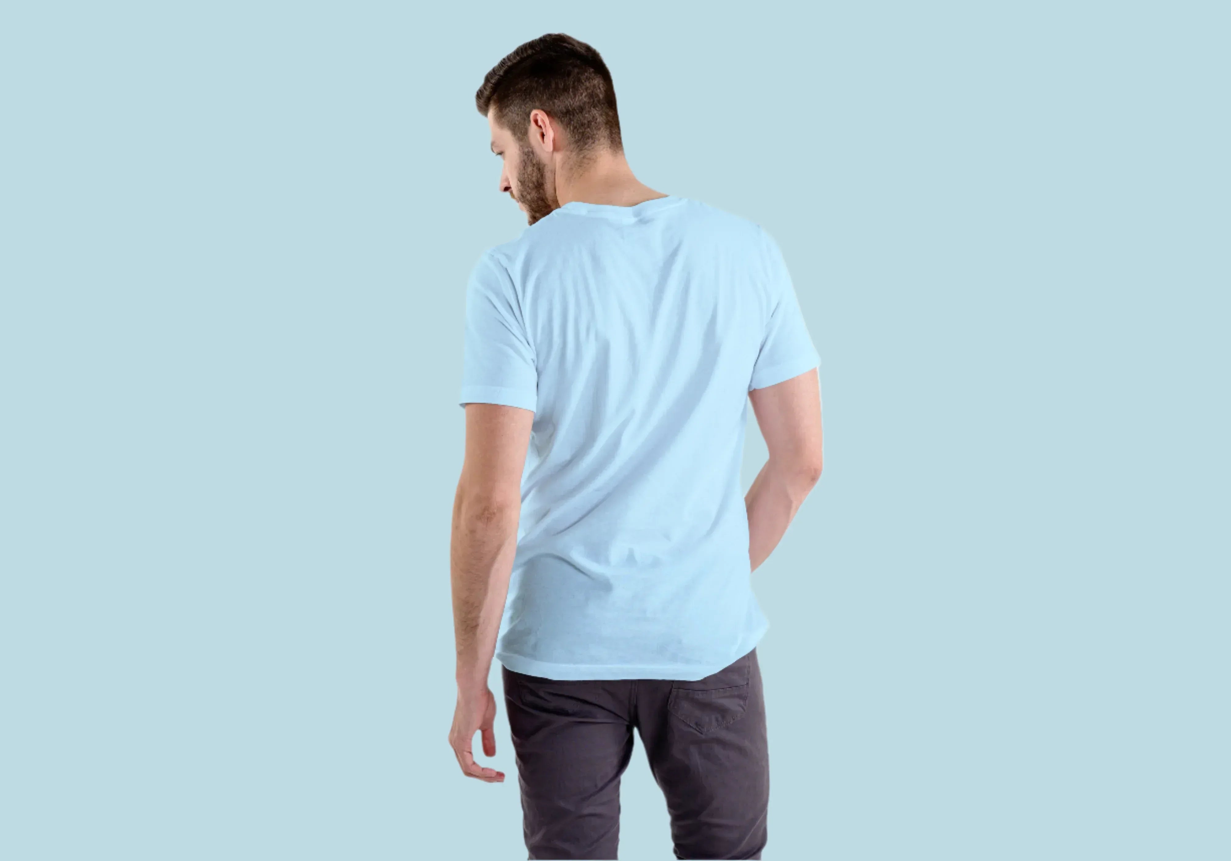 Stretchable Solid Round Neck T-shirt - Not So Suttle