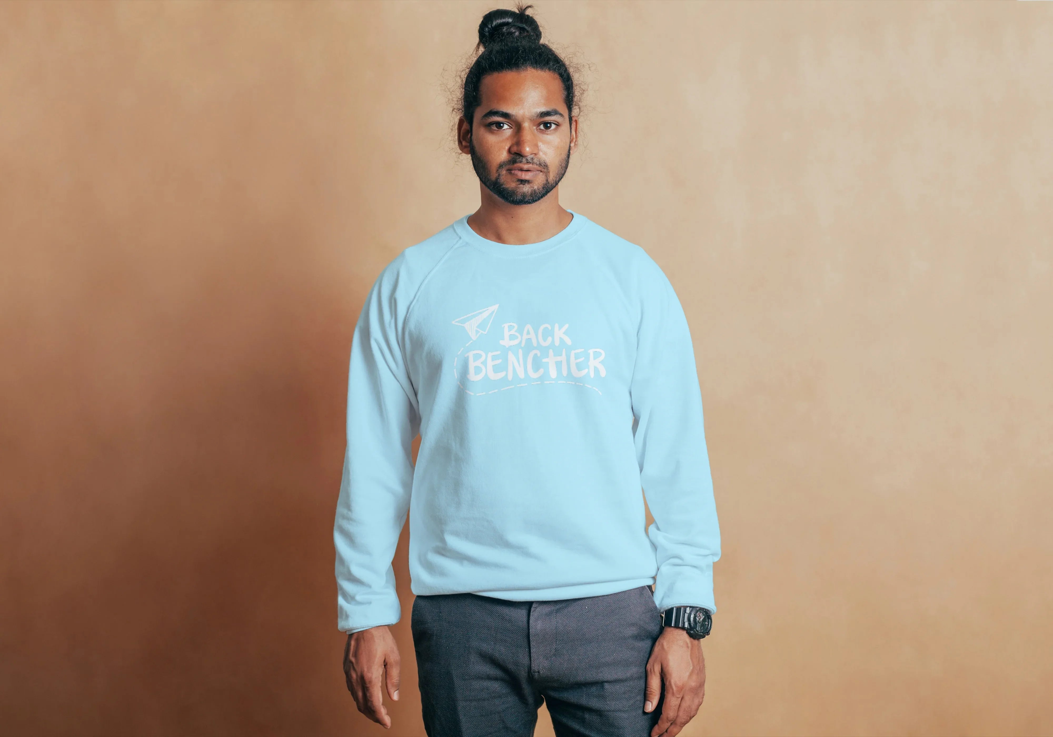 Back Benchers Graphic Sweatshirt for Men - Not So Suttle