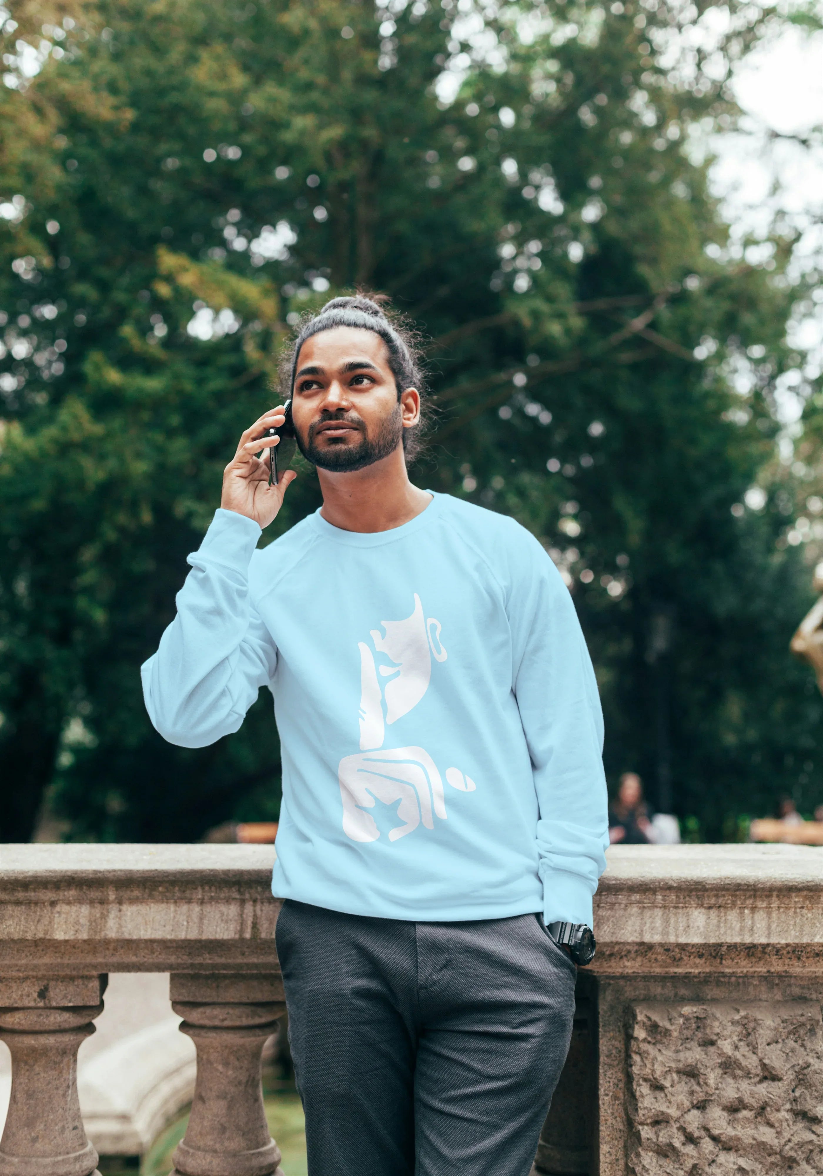 Silent Graphic Sweatshirt for Men - Not So Suttle