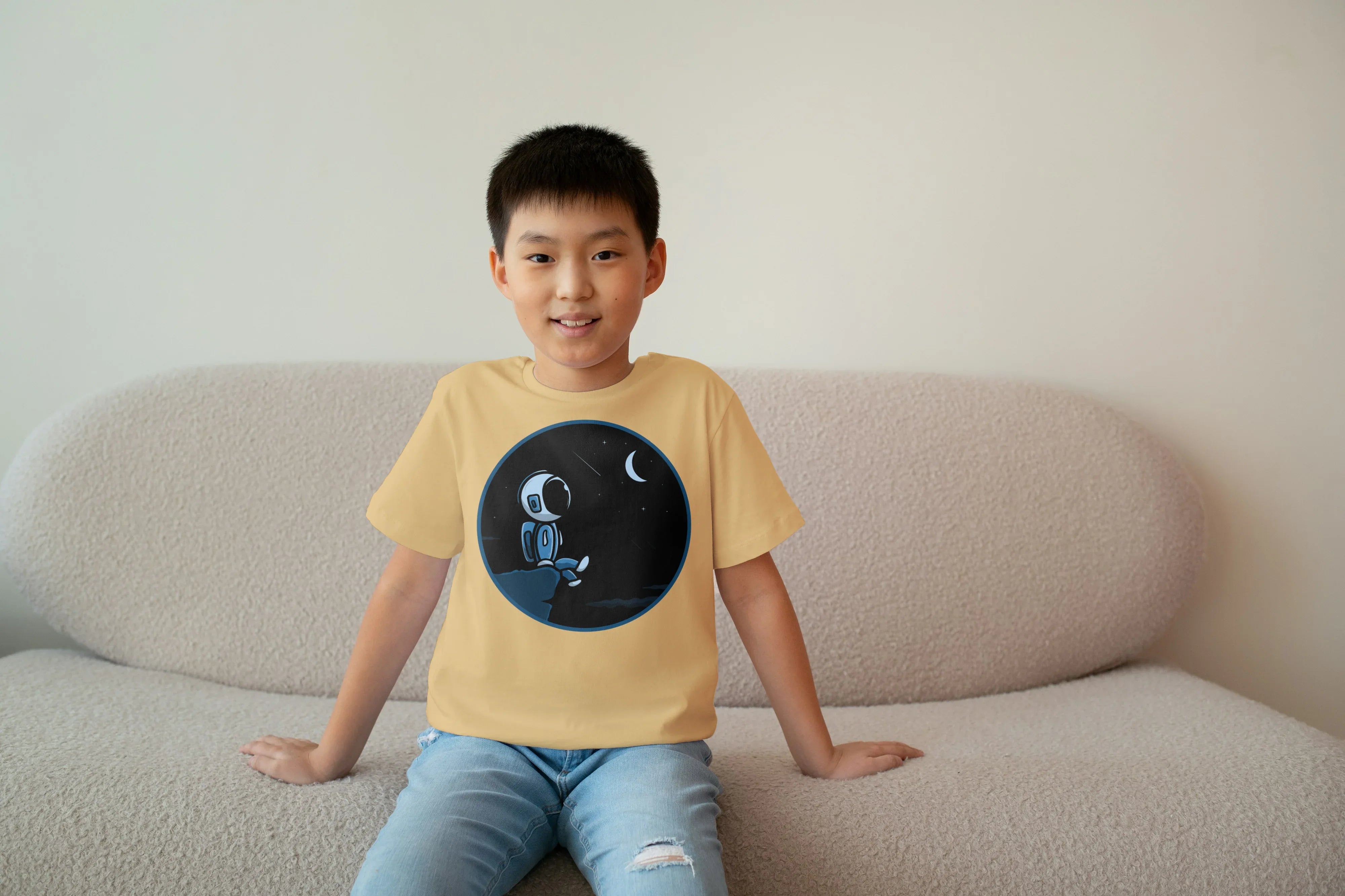 Astronaut Graphic T-Shirt for Boys - Not So Suttle