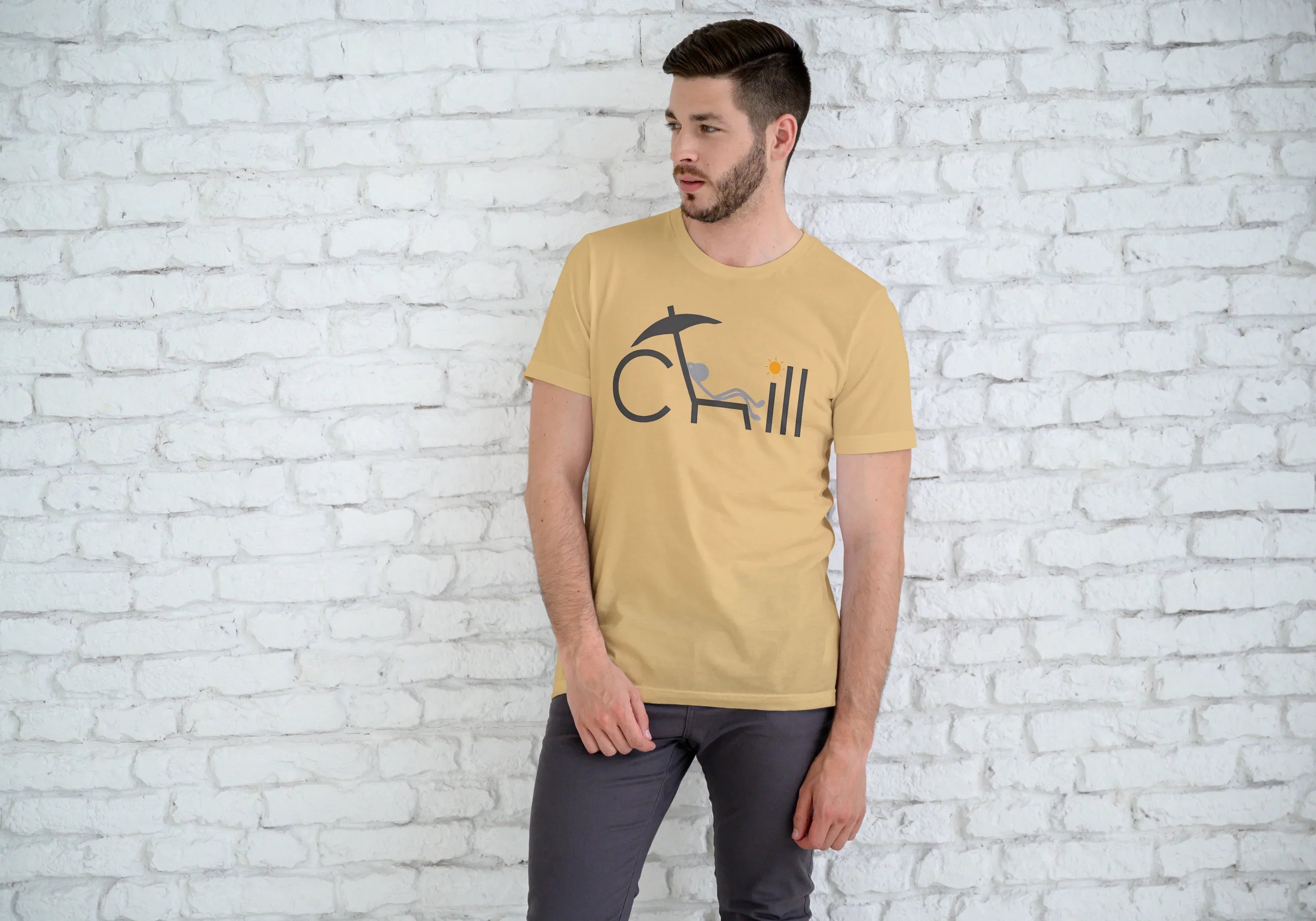 Chill Graphic T-Shirt for Men - Not So Suttle