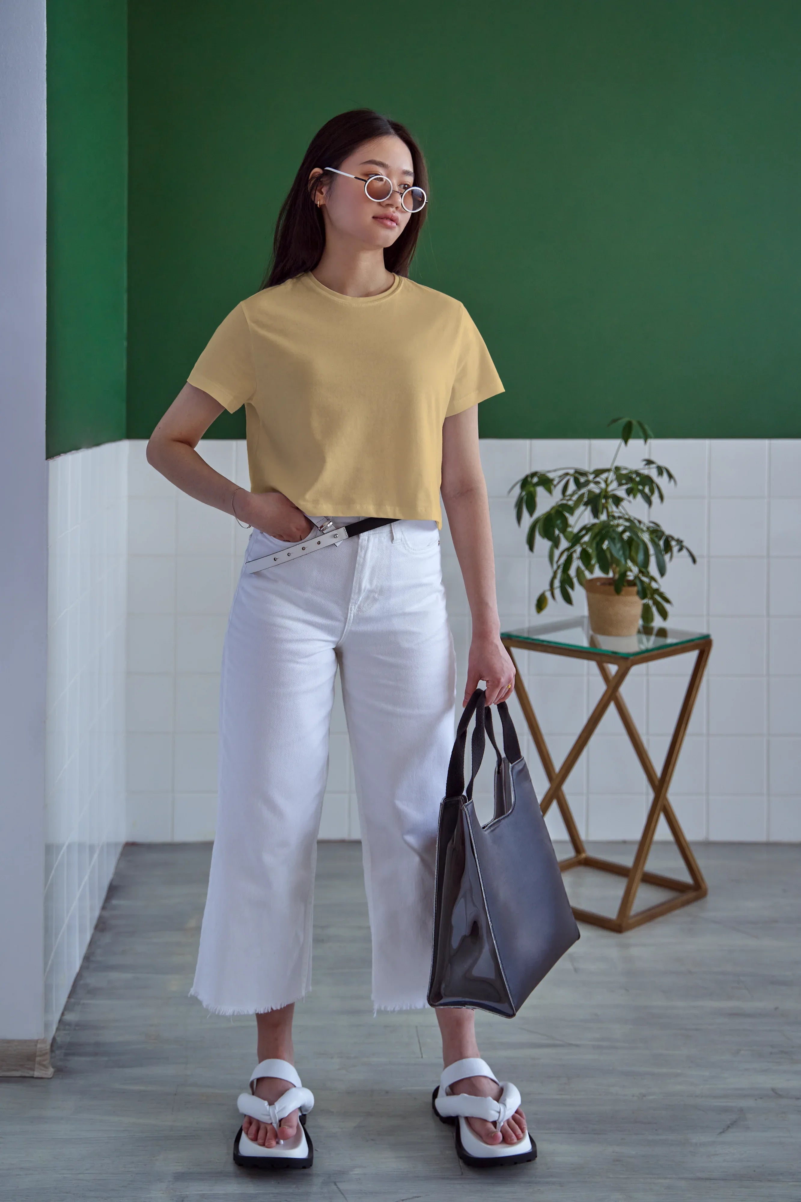 Beige Crop Top - Not So Suttle