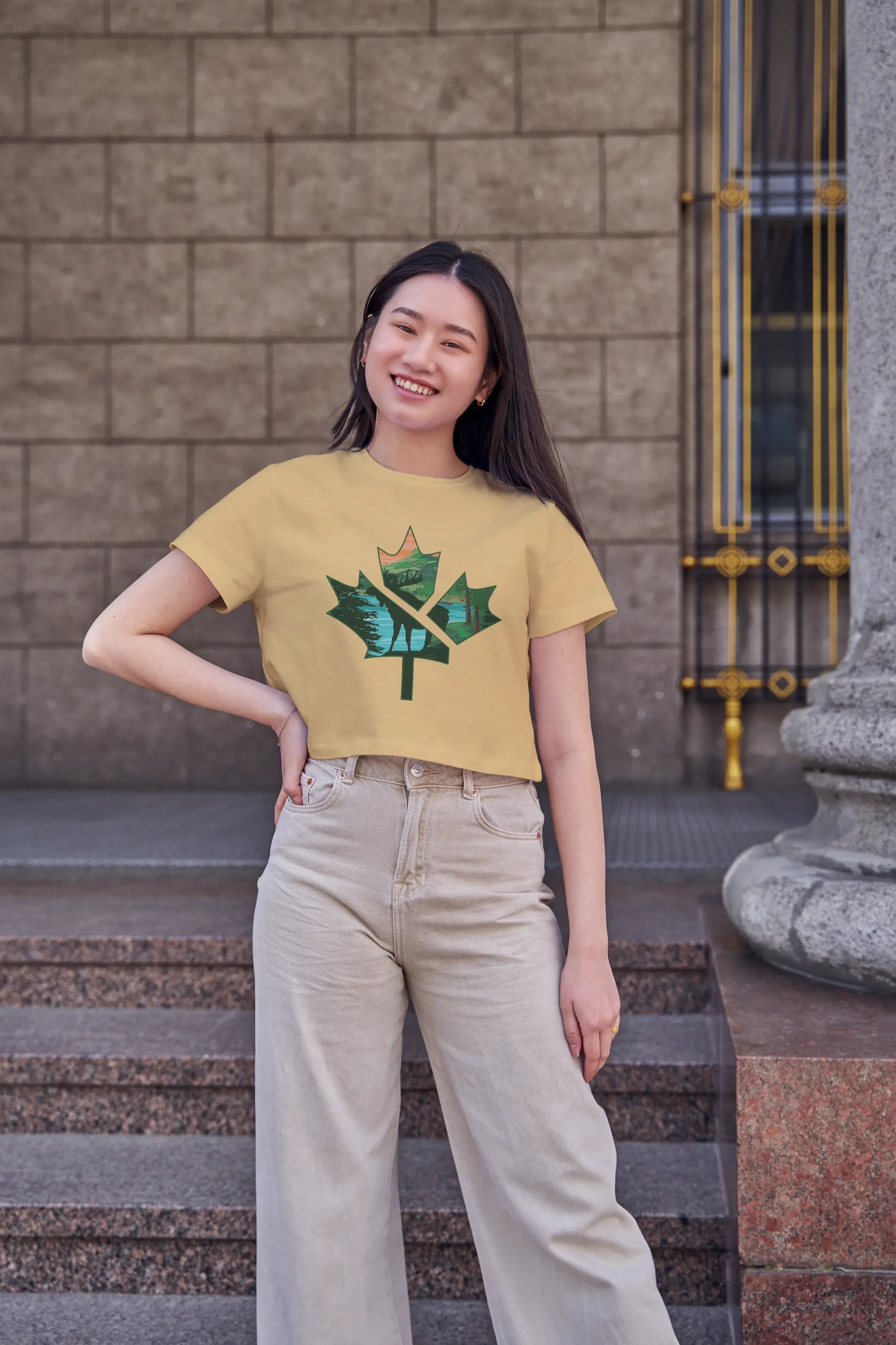 Autumn Graphic Crop Top for Women - Not So Suttle