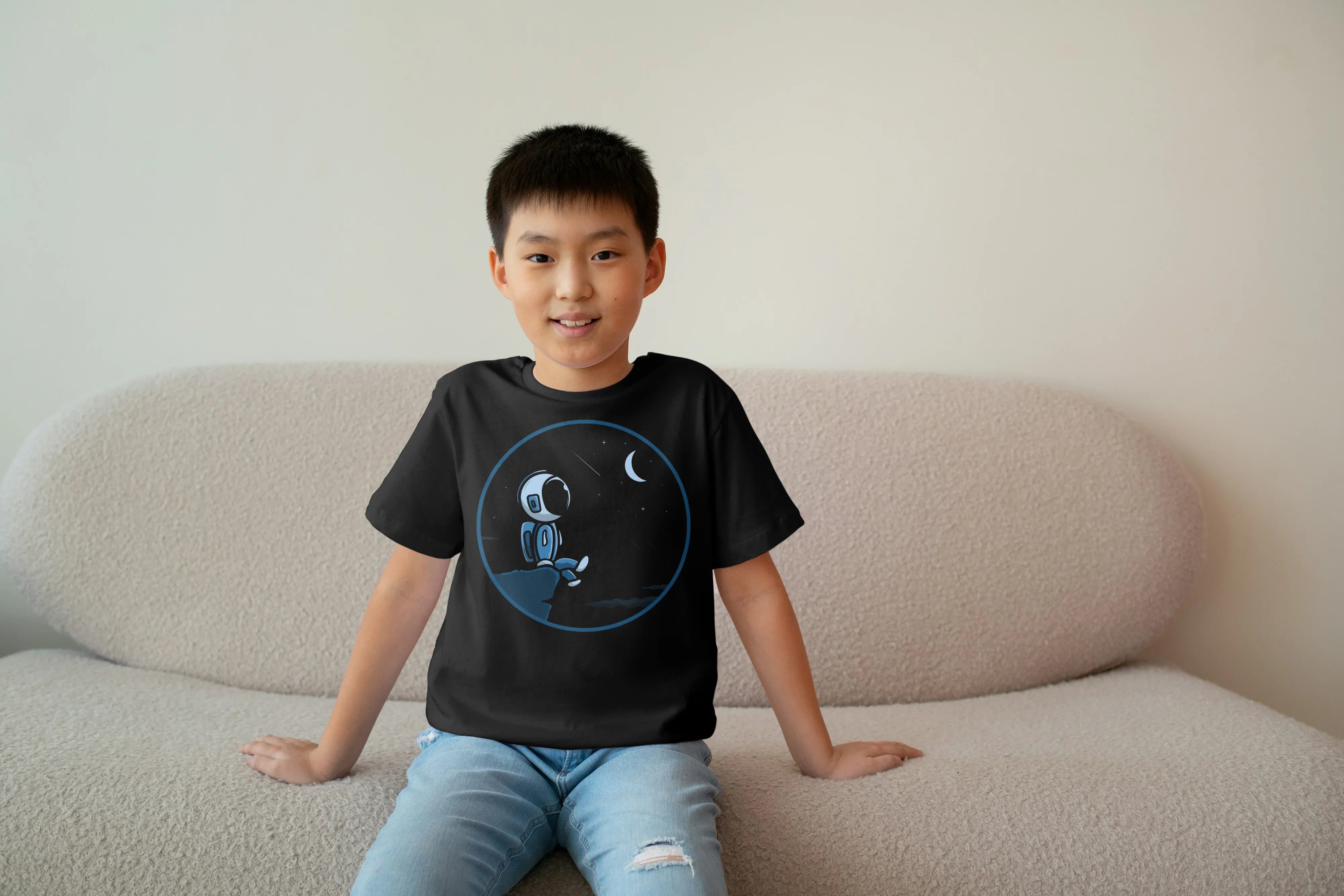 Astronaut Graphic T-Shirt for Boys - Not So Suttle