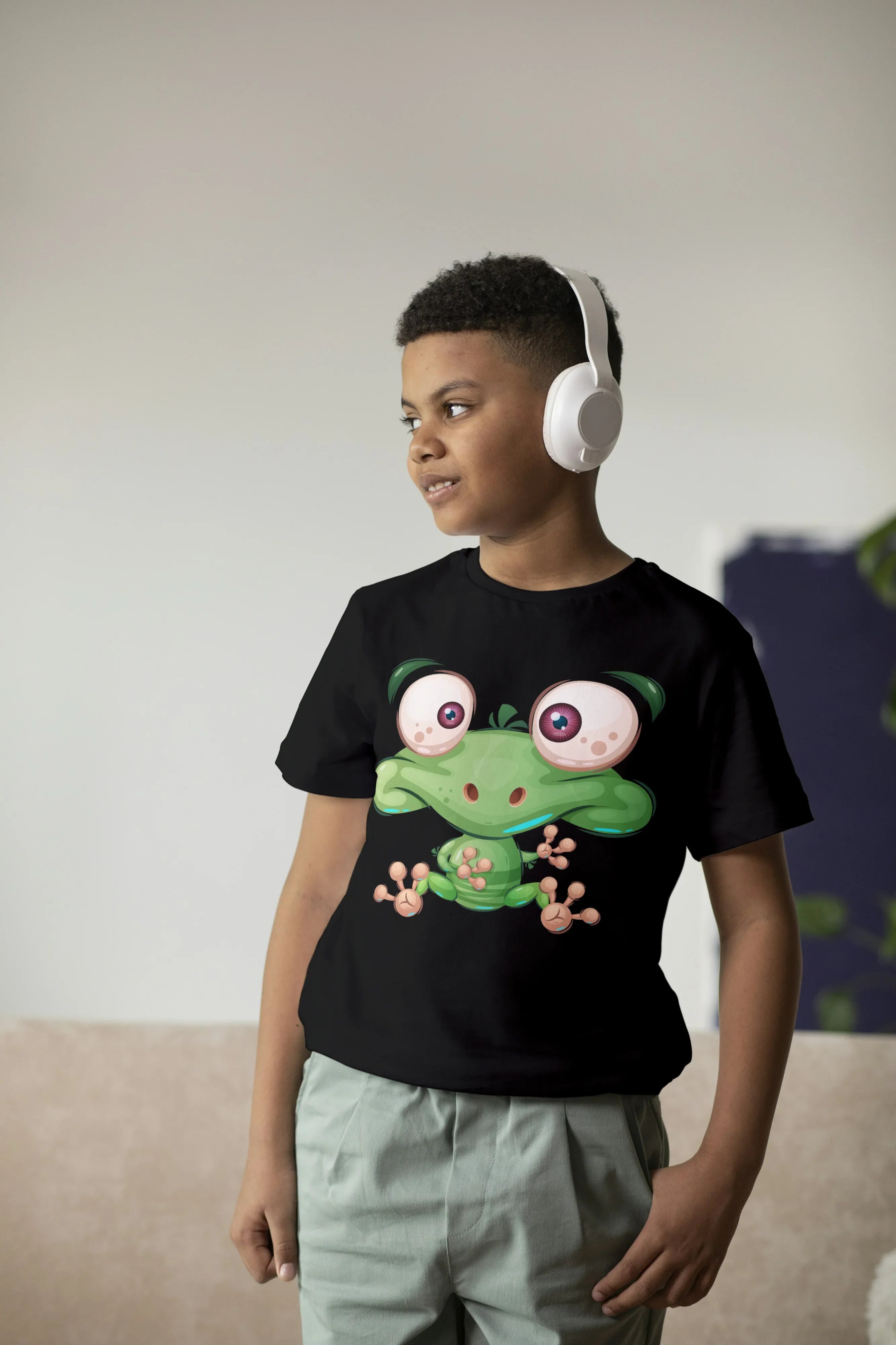 Frog Graphic T-Shirt for Boys - Not So Suttle