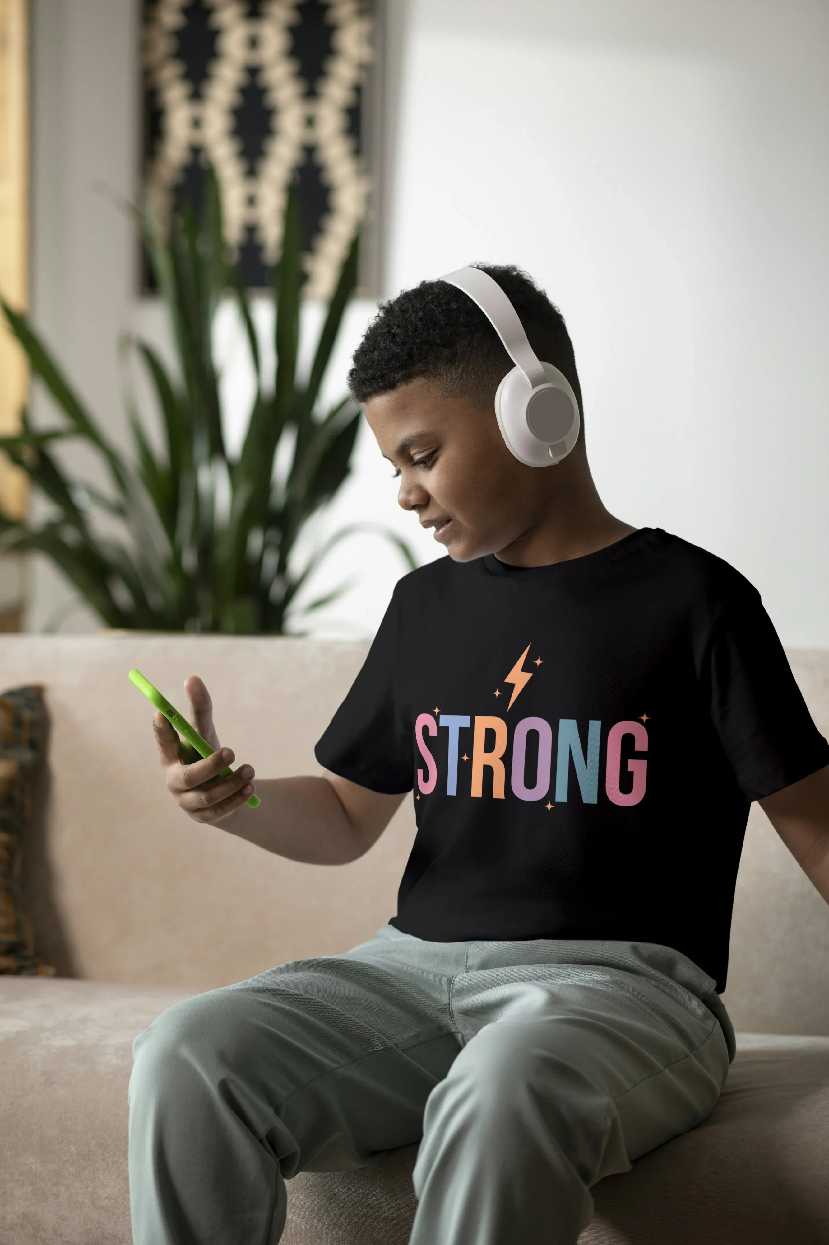 Strong Graphics T-Shirt for Boys - Not So Suttle