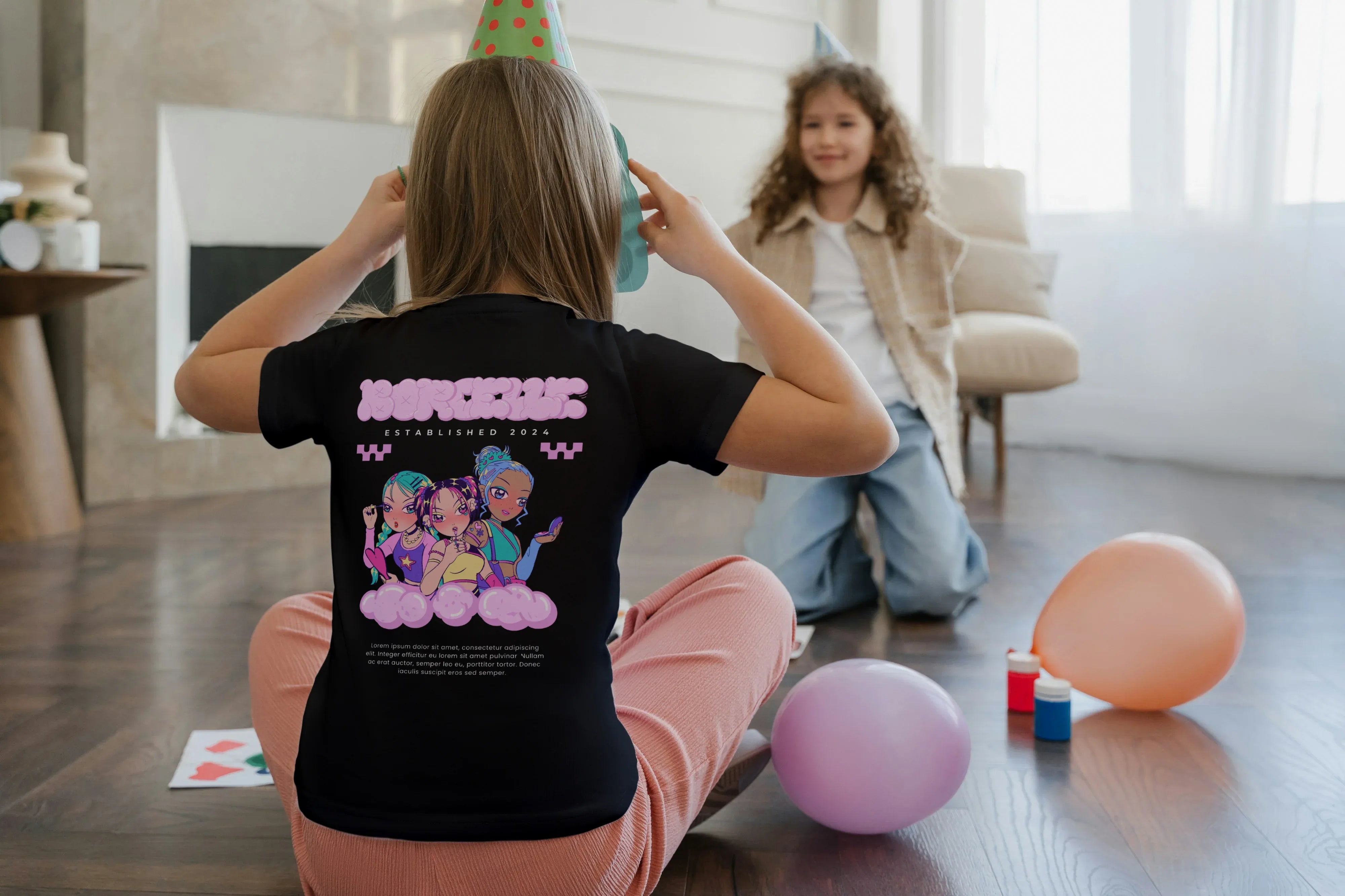 Boroelle Graphic T-Shirt for Girl's - Not So Suttle