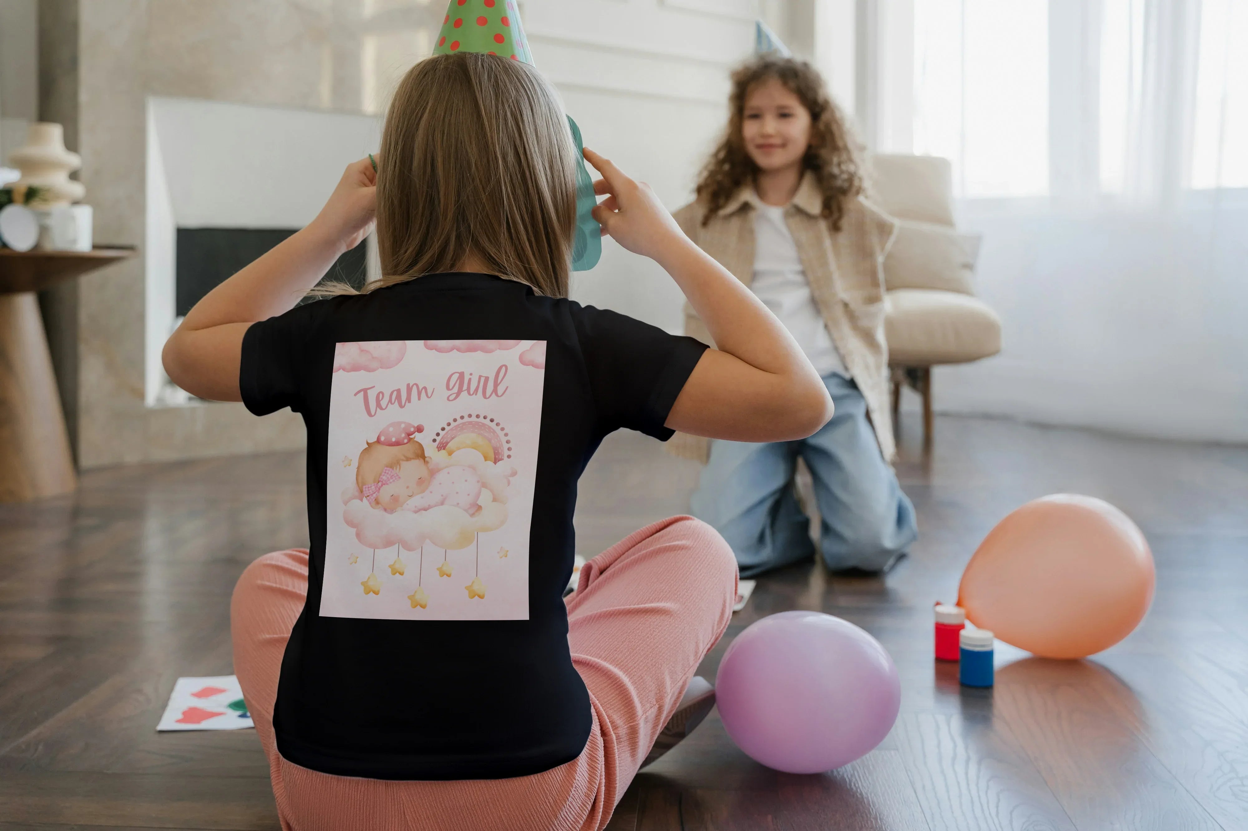 Team Girl Graphic T-Shirt for Girl's - Not So Suttle