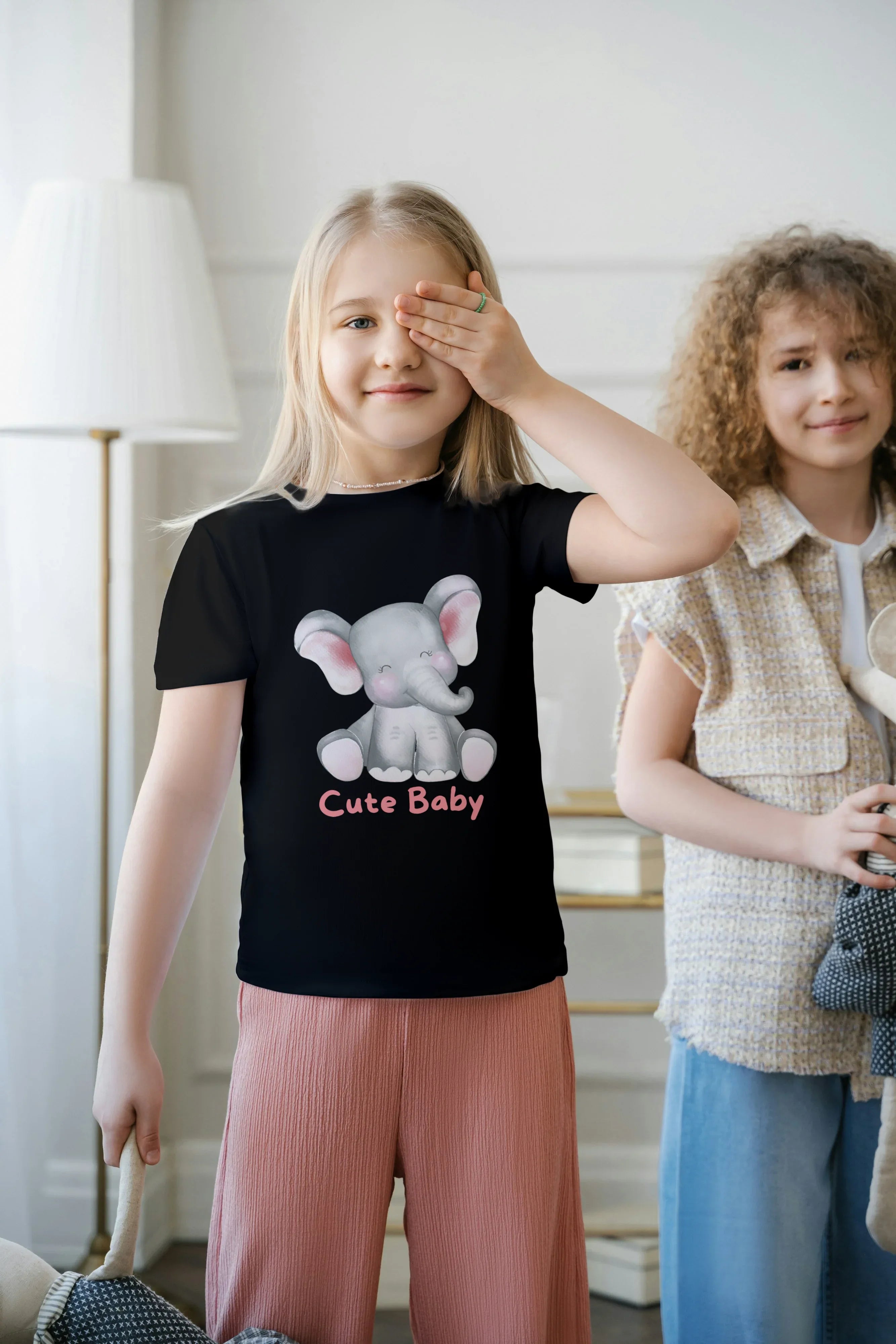 Cute Baby Graphic T-Shirt for Girl's - Not So Suttle