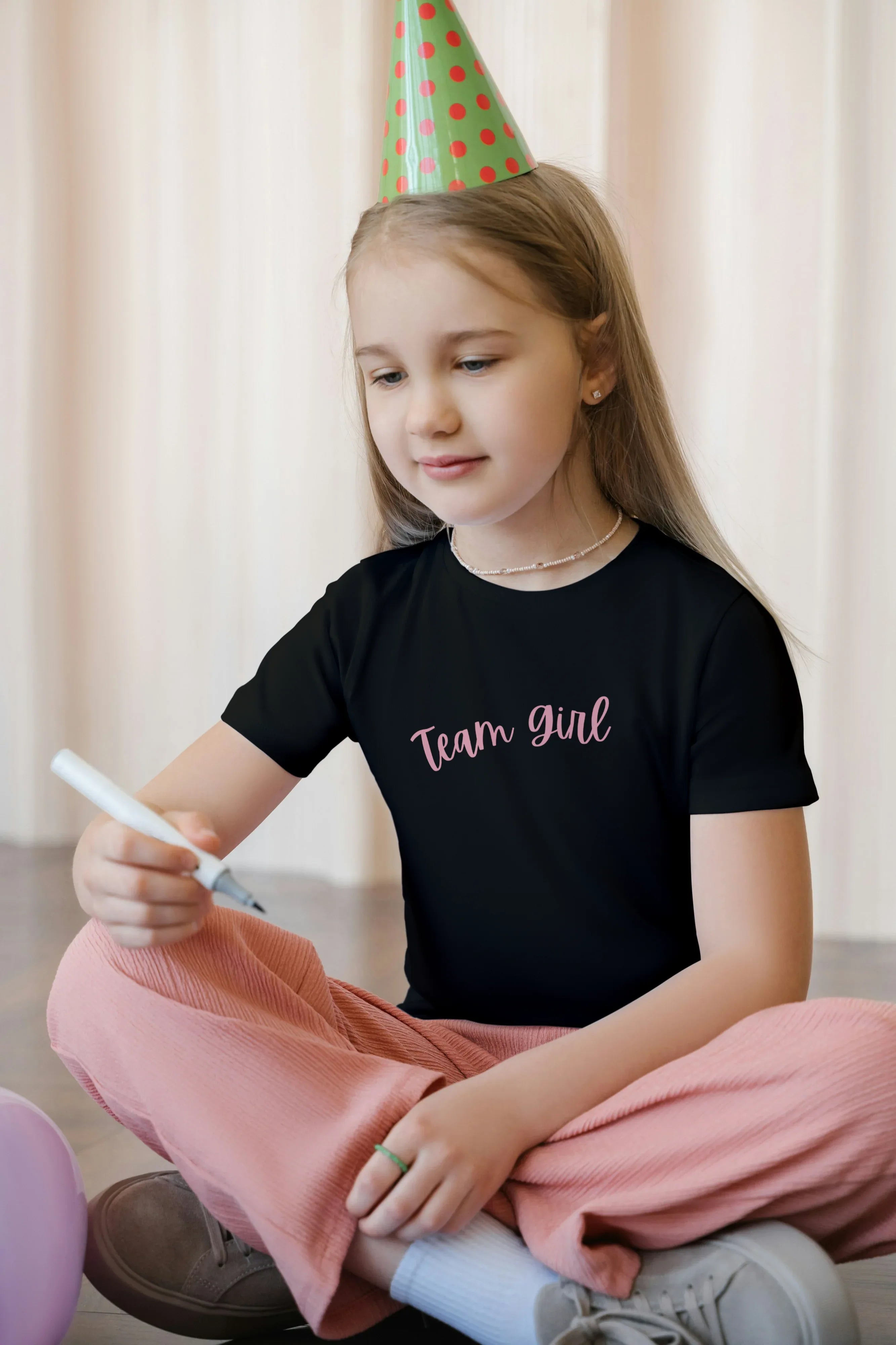 Team Girl Graphic T-Shirt for Girl's - Not So Suttle