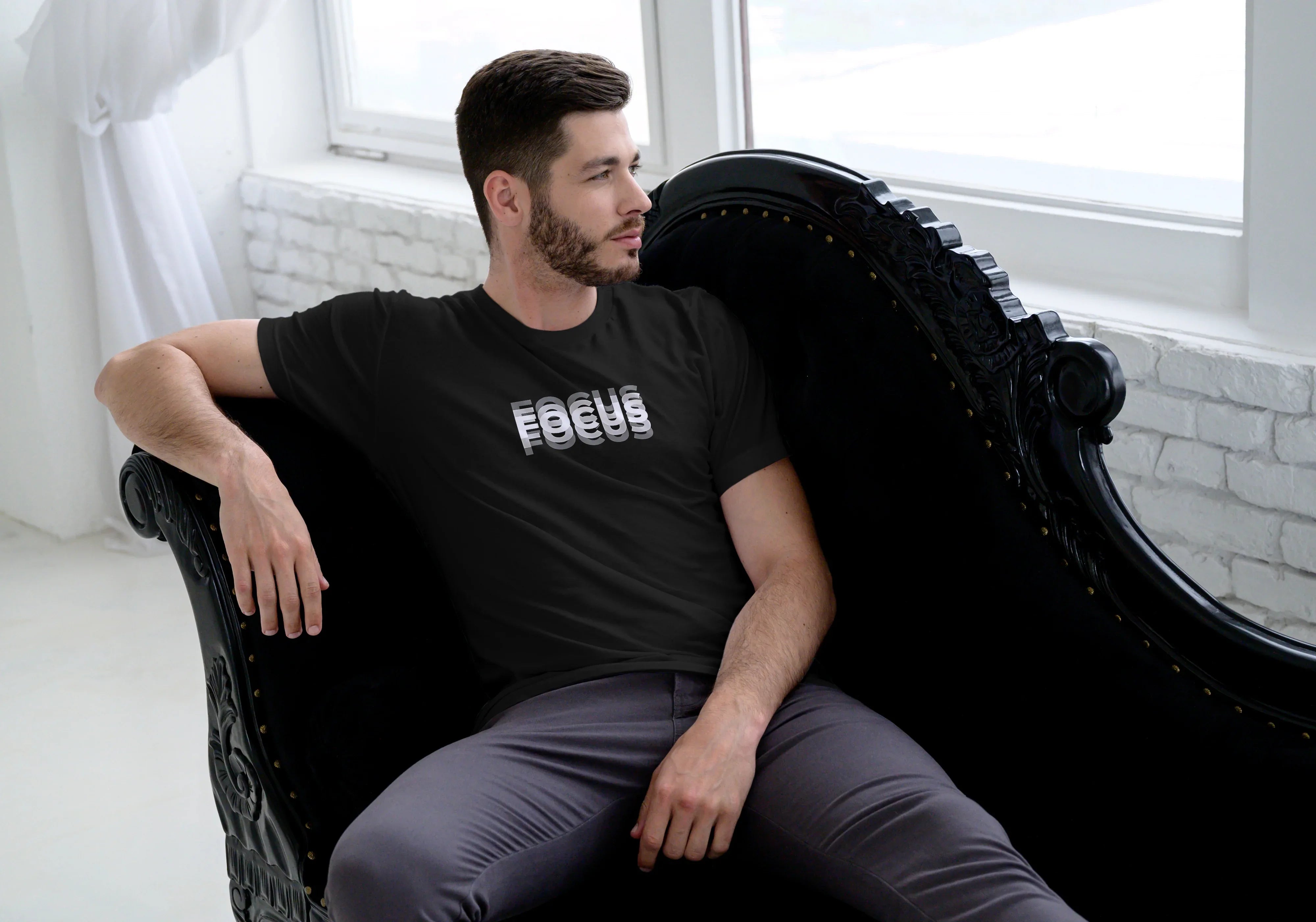 Focus Graphic T-Shirt for Men - Not So Suttle