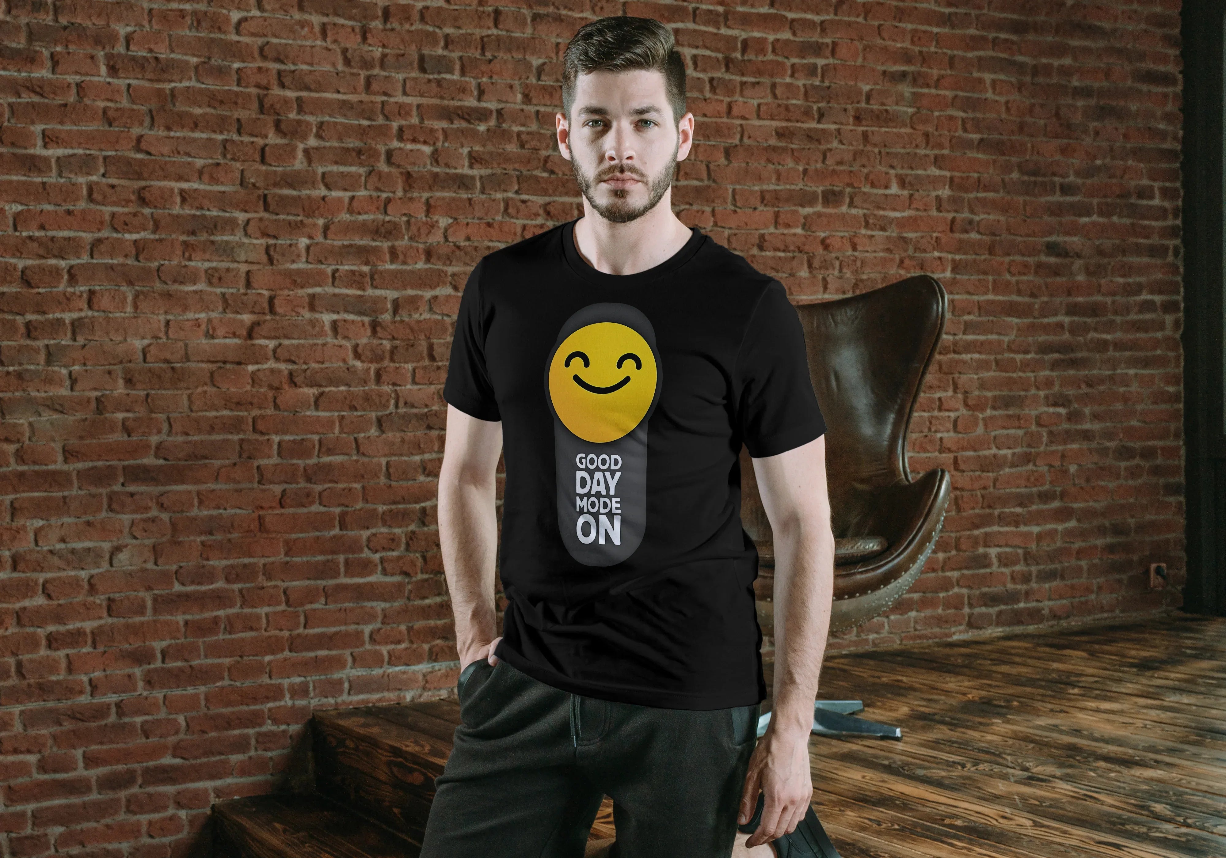Good Day Mode On Graphic T-Shirt for Men - Not So Suttle