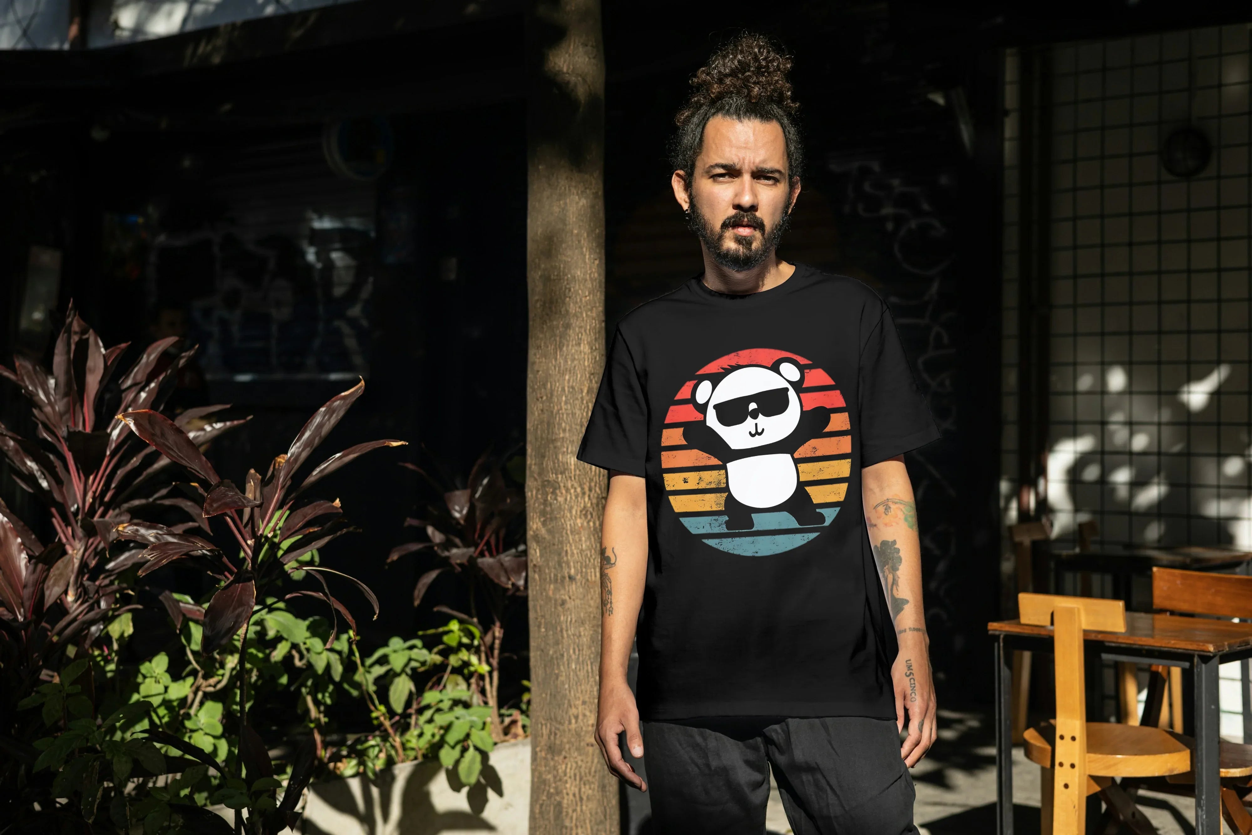 Cool Panda Oversized Classic T-Shirt for Men - Not So Suttle