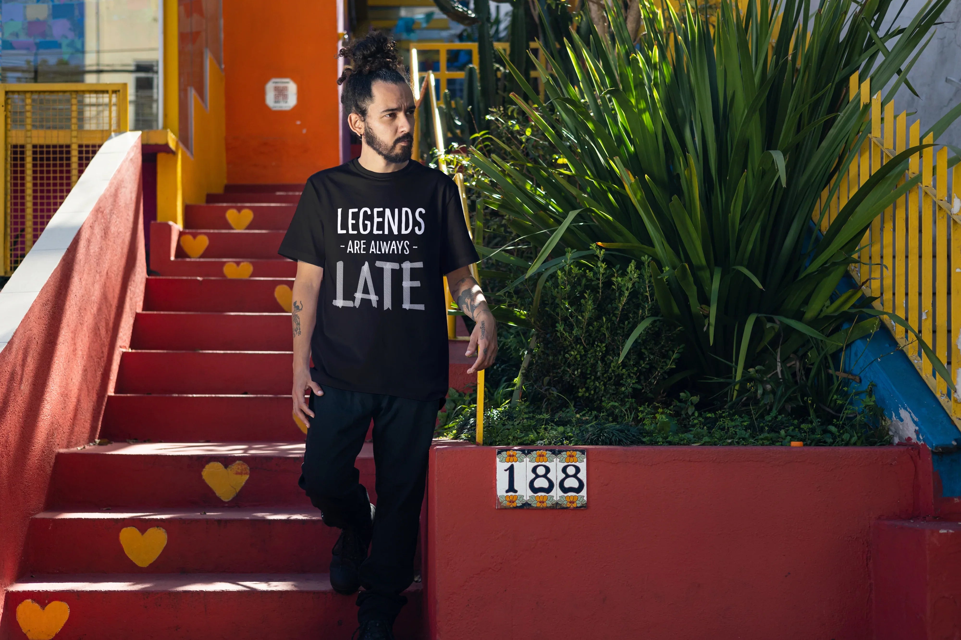 Legends are Always Late Graphic Oversized Classic T-Shirt for Men - Not So Suttle