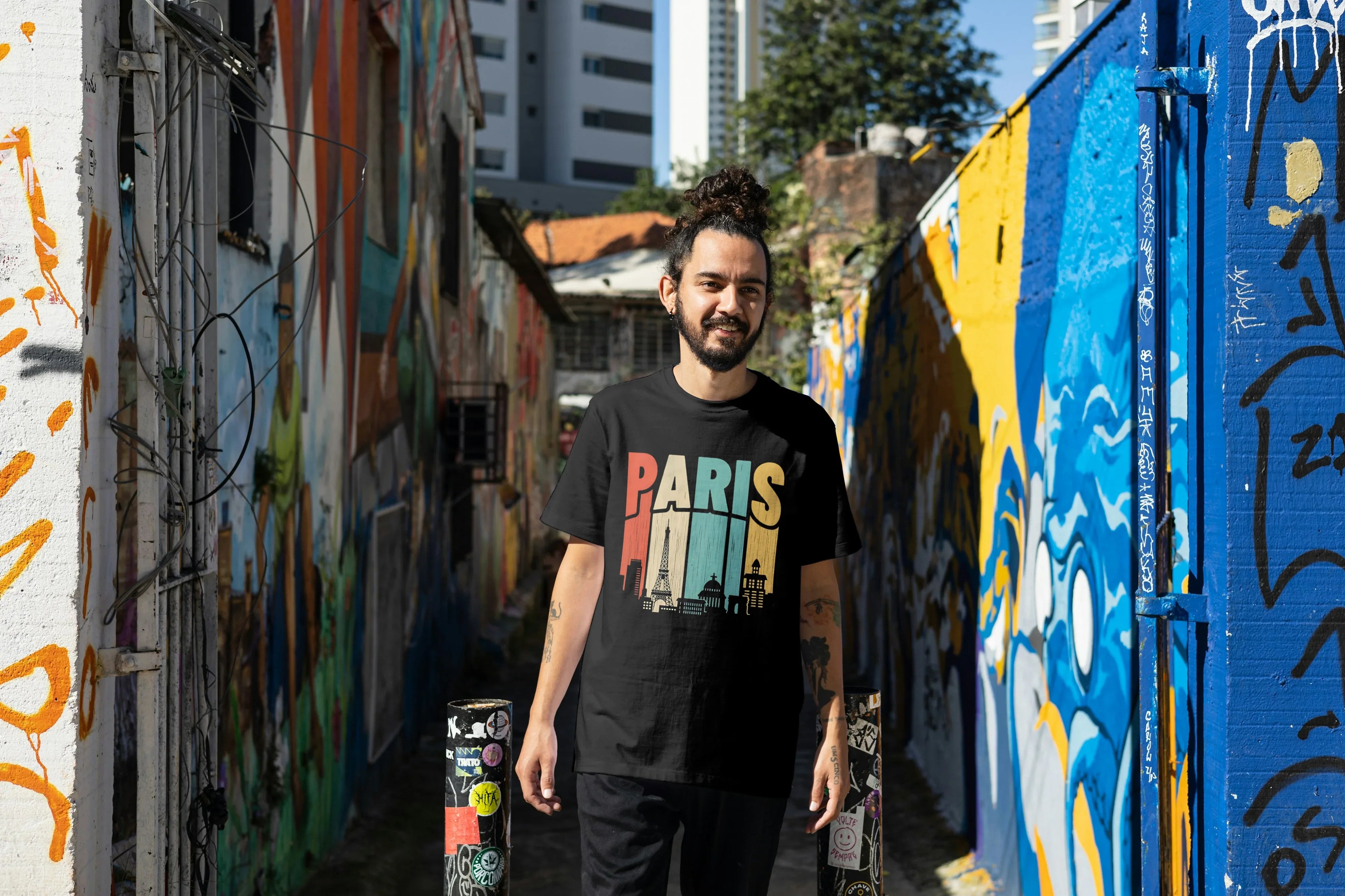 Paris Graphic Oversized Classic T-Shirt for Men - Not So Suttle