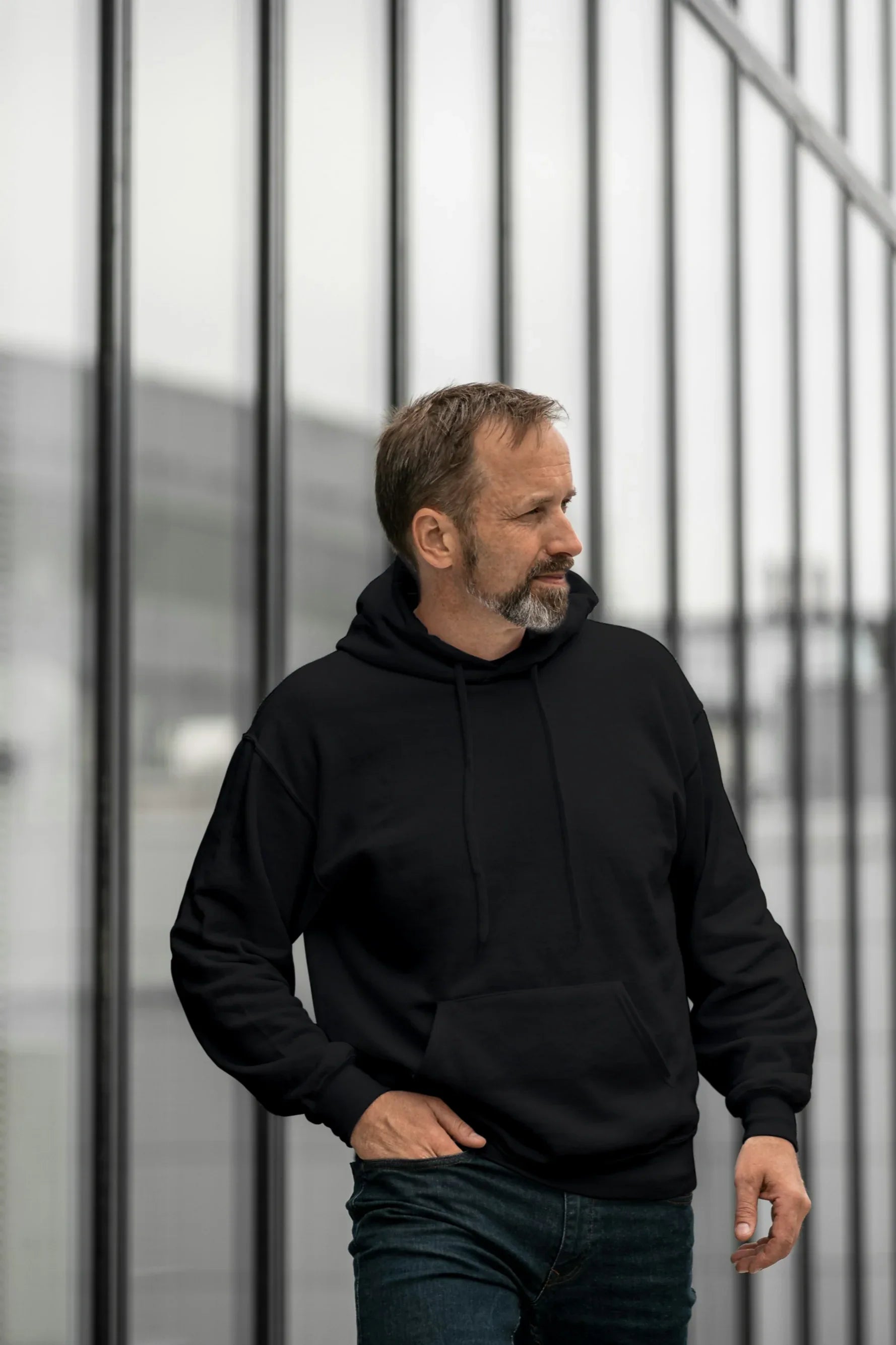 Black Oversized Hoodie for Men - Not So Suttle