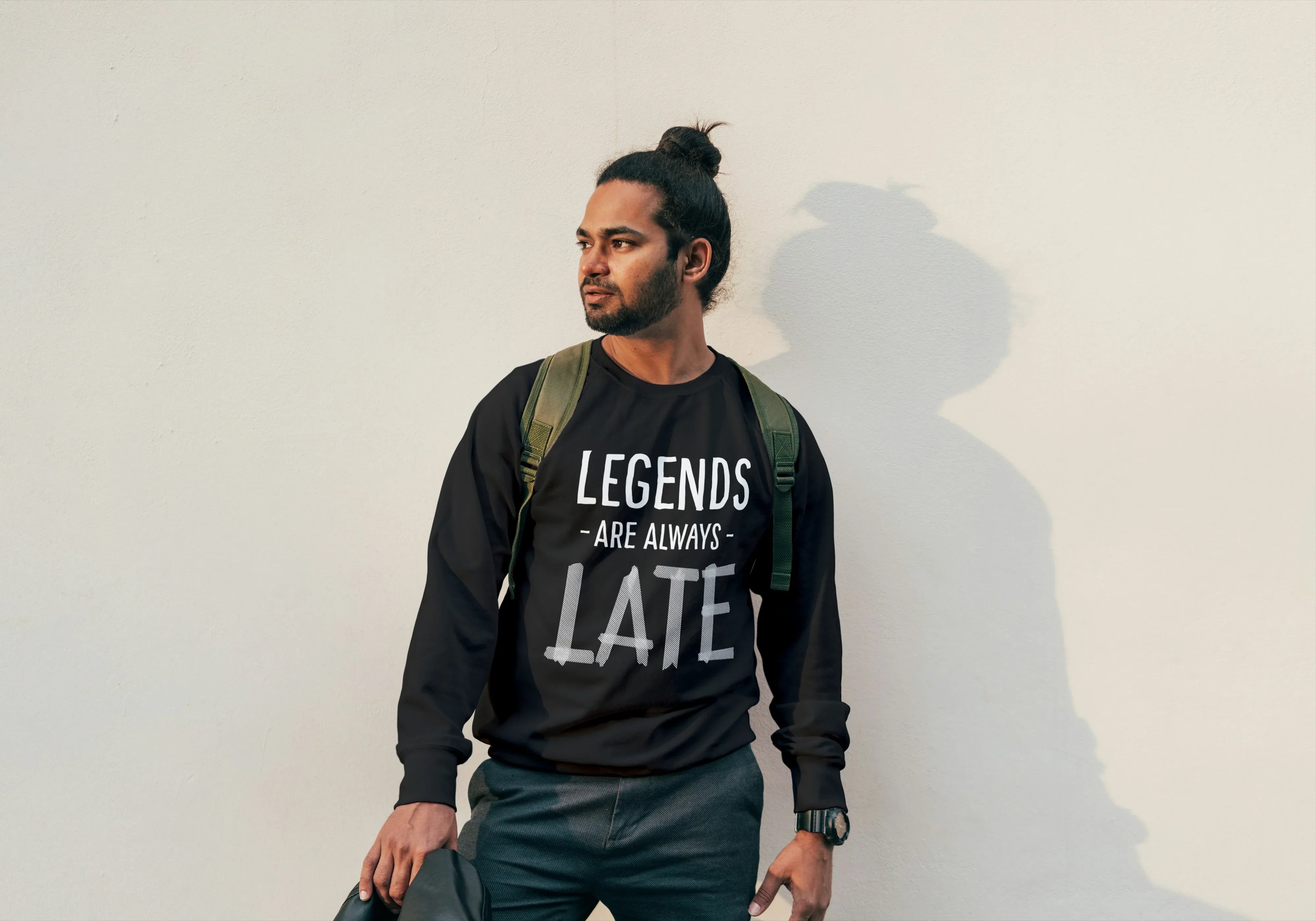 Legends are Always Great Graphic Unisex Sweatshirt for Men - Not So Suttle
