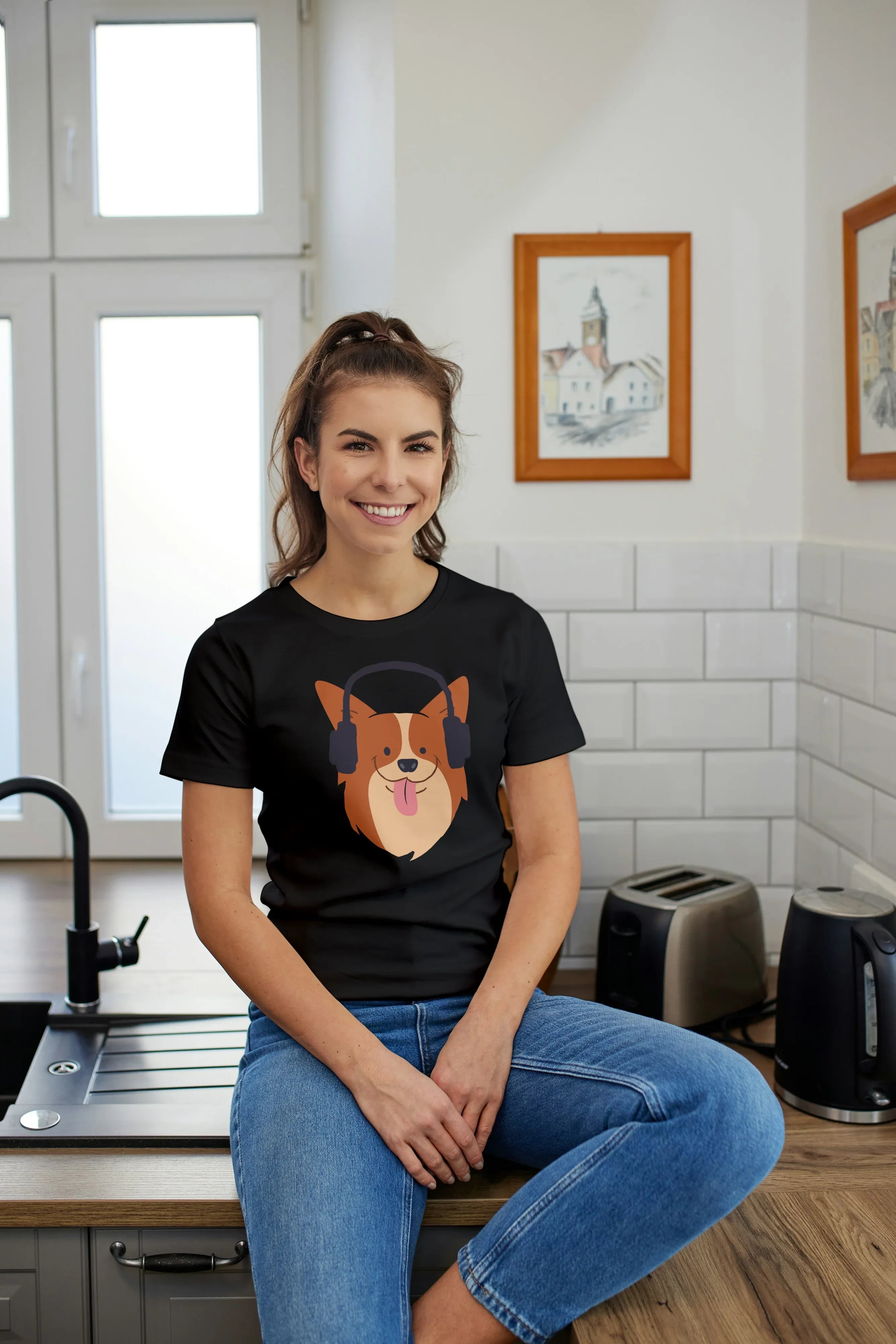 Music Lover Graphic Classic T-Shirt for Women - Not So Suttle