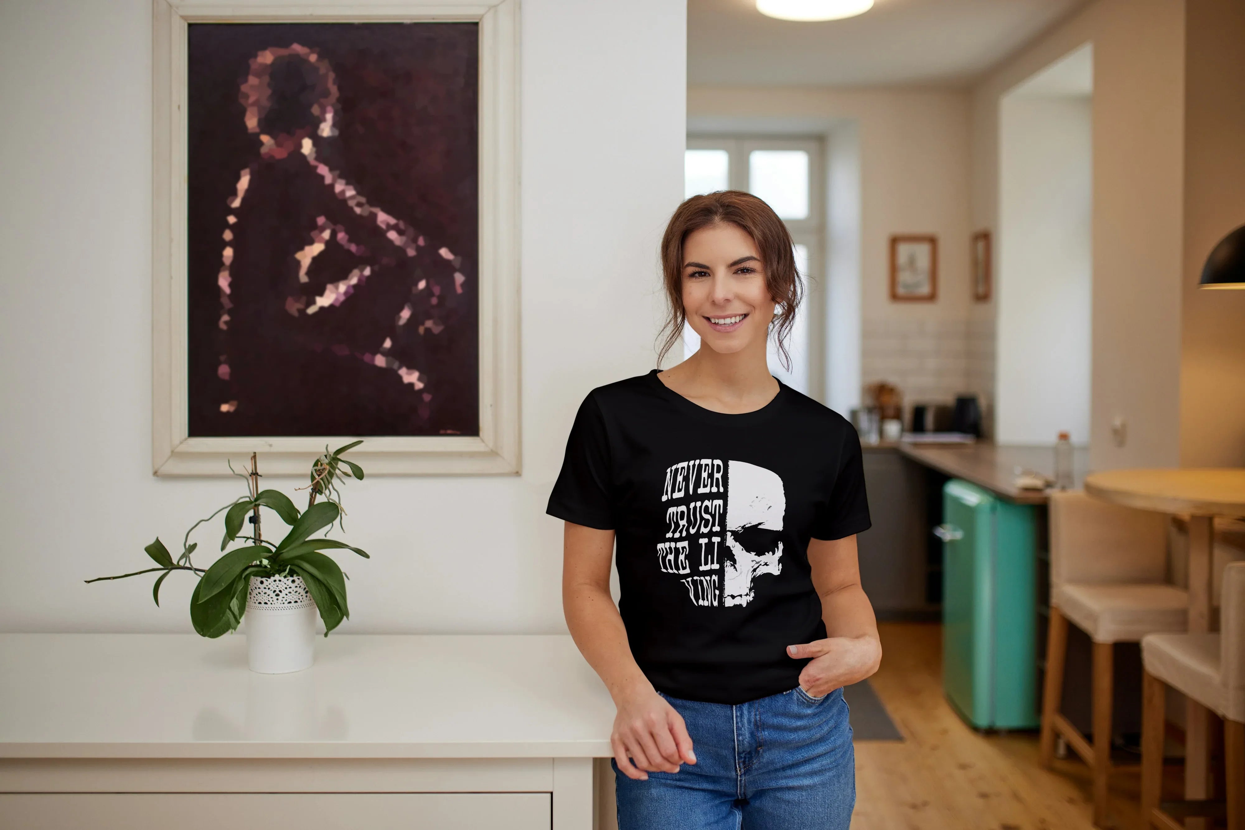 Never Trust the Living Graphic Classic T-Shirt for Women - Not So Suttle