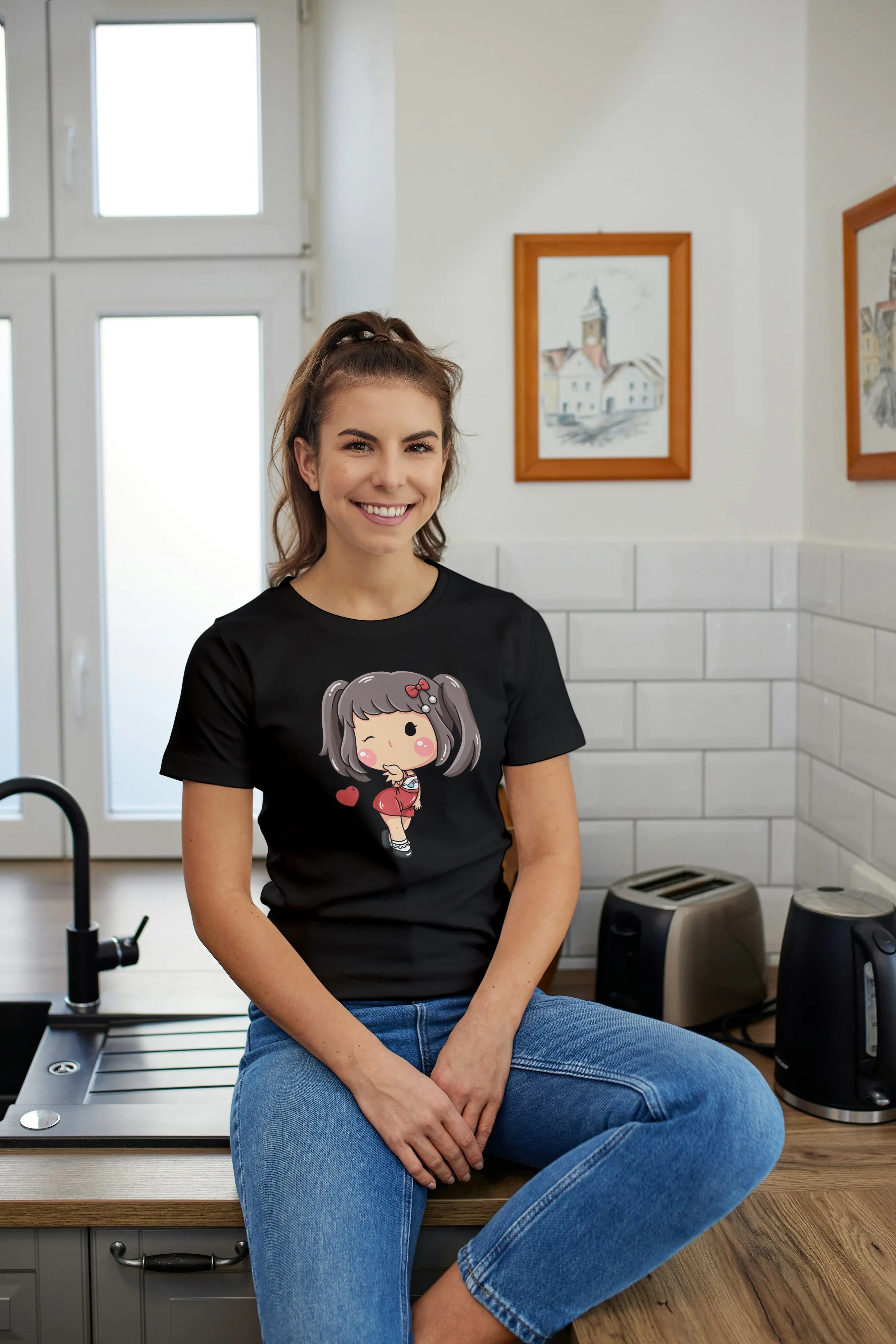 Girl Graphic Classic T-Shirt for Women - Not So Suttle