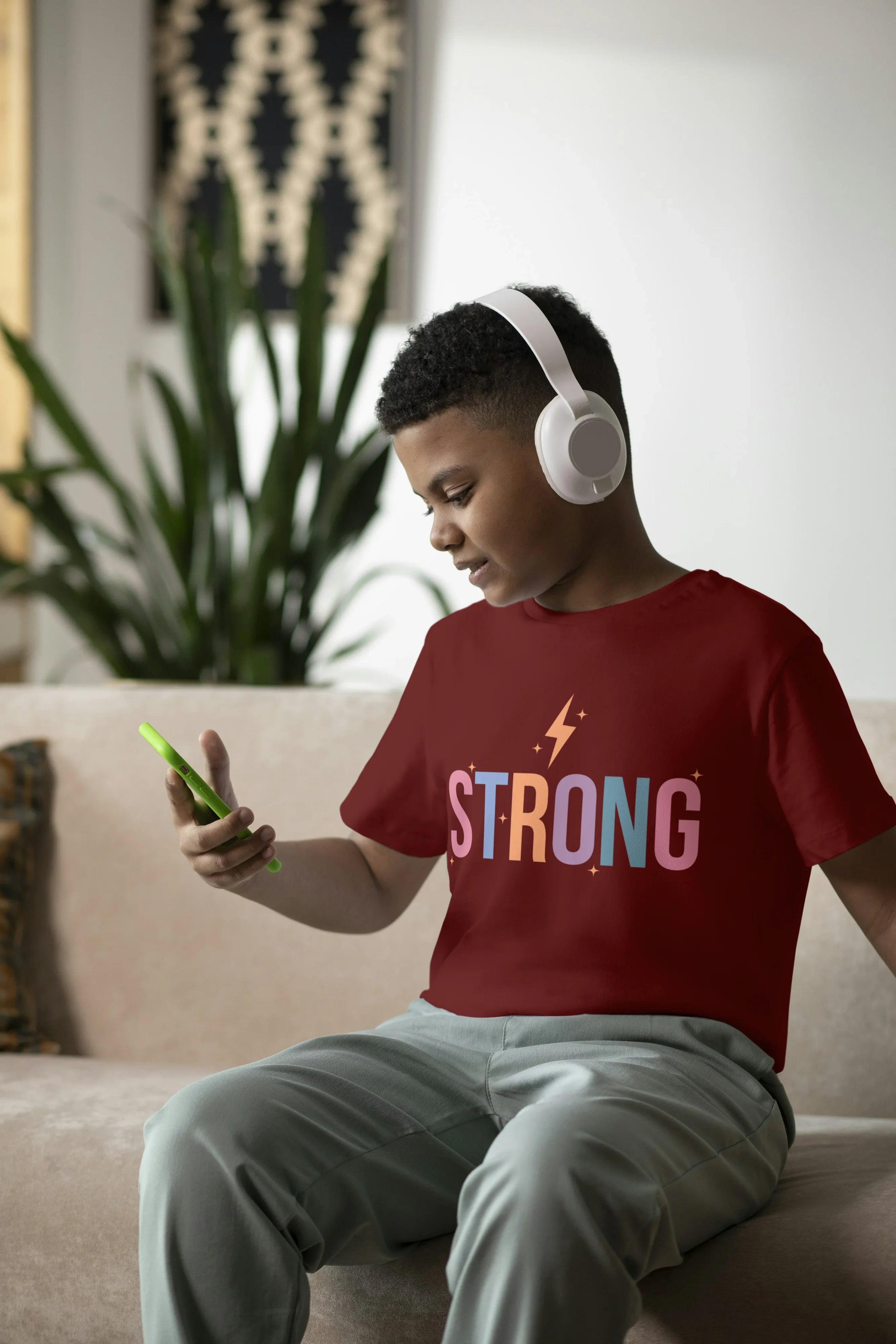 Strong Graphics T-Shirt for Boys - Not So Suttle