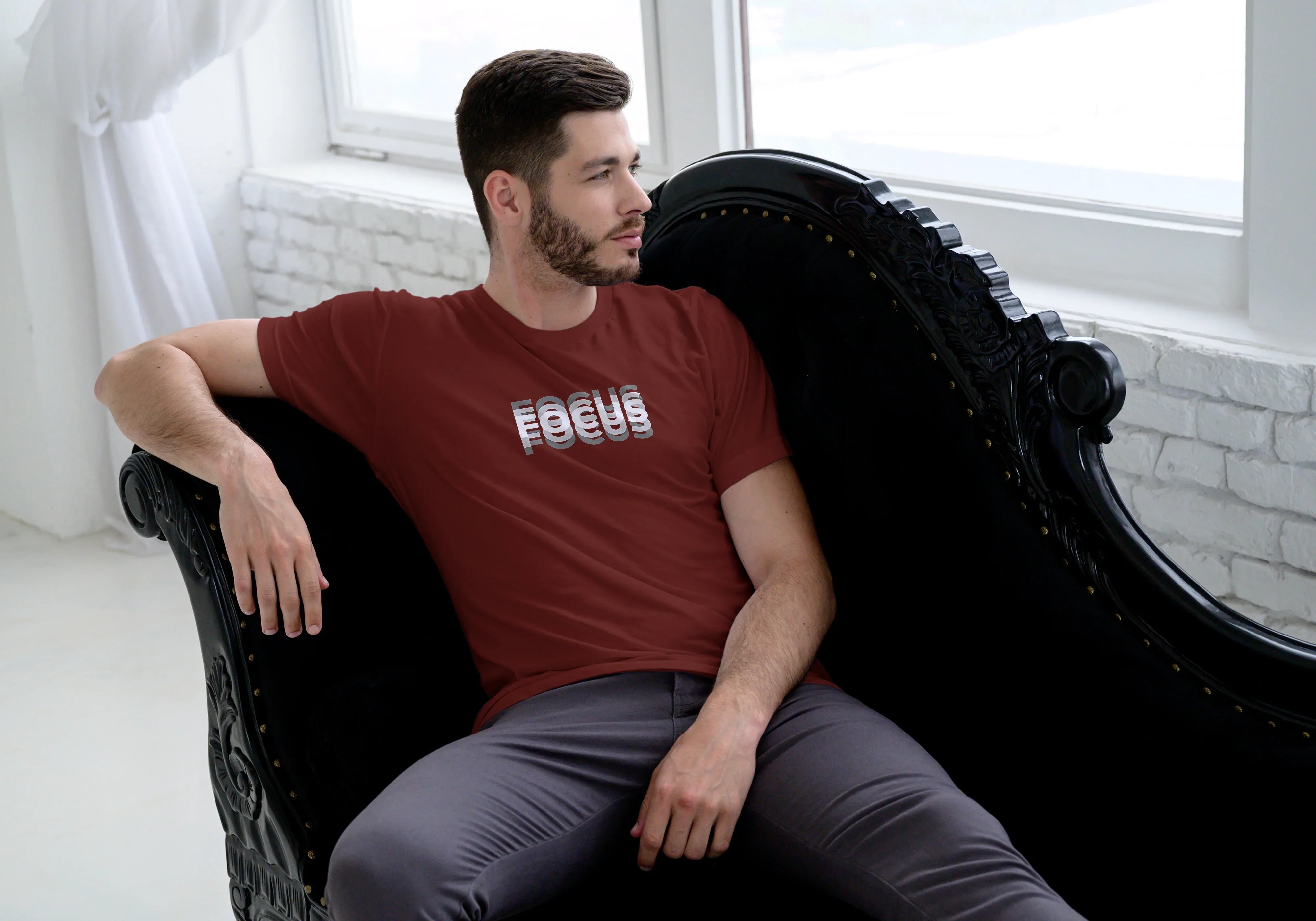 Focus Graphic T-Shirt for Men - Not So Suttle