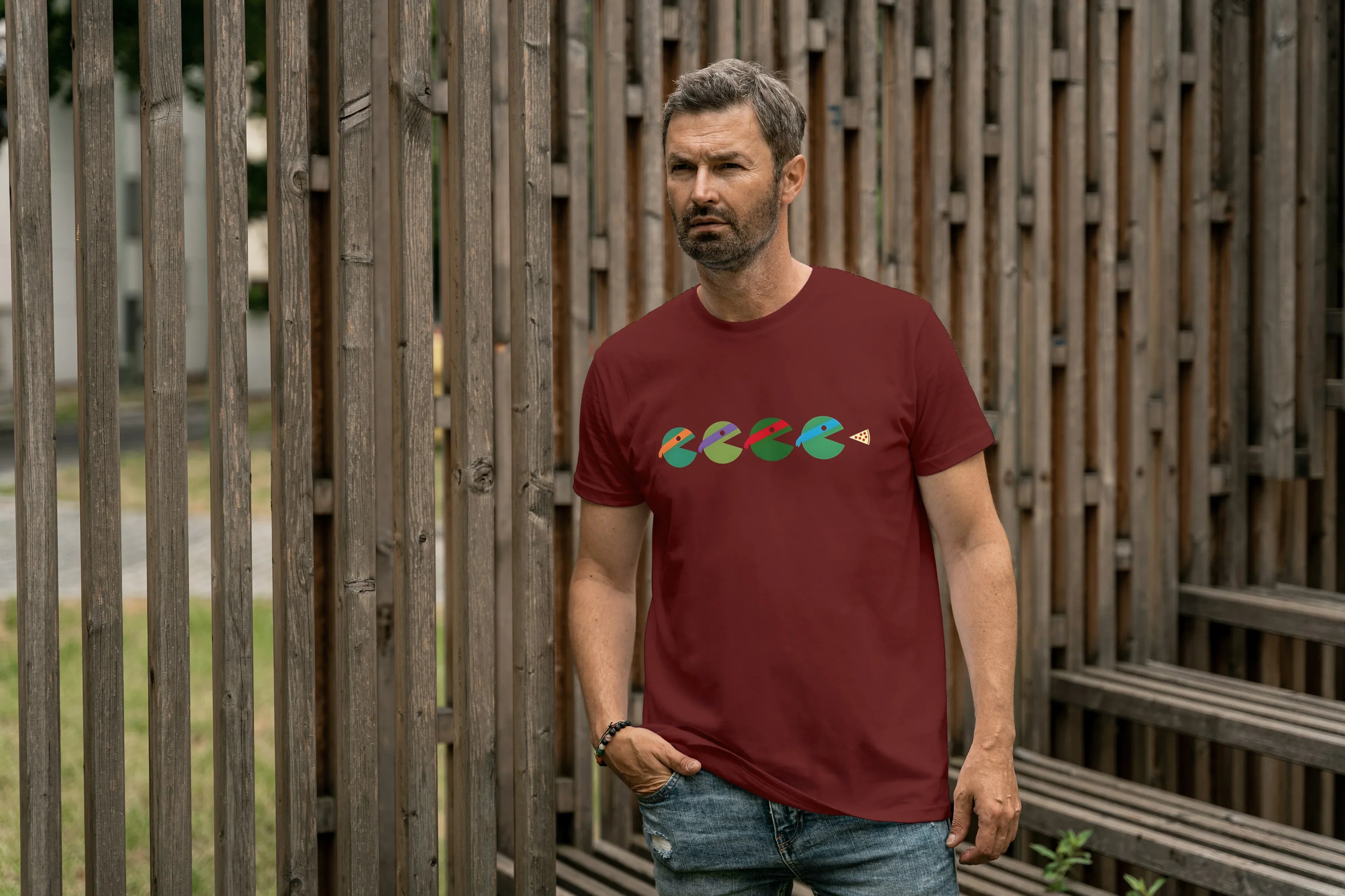 Ninja Turtle Graphic Classic Crew T-Shirt for Men - Not So Suttle