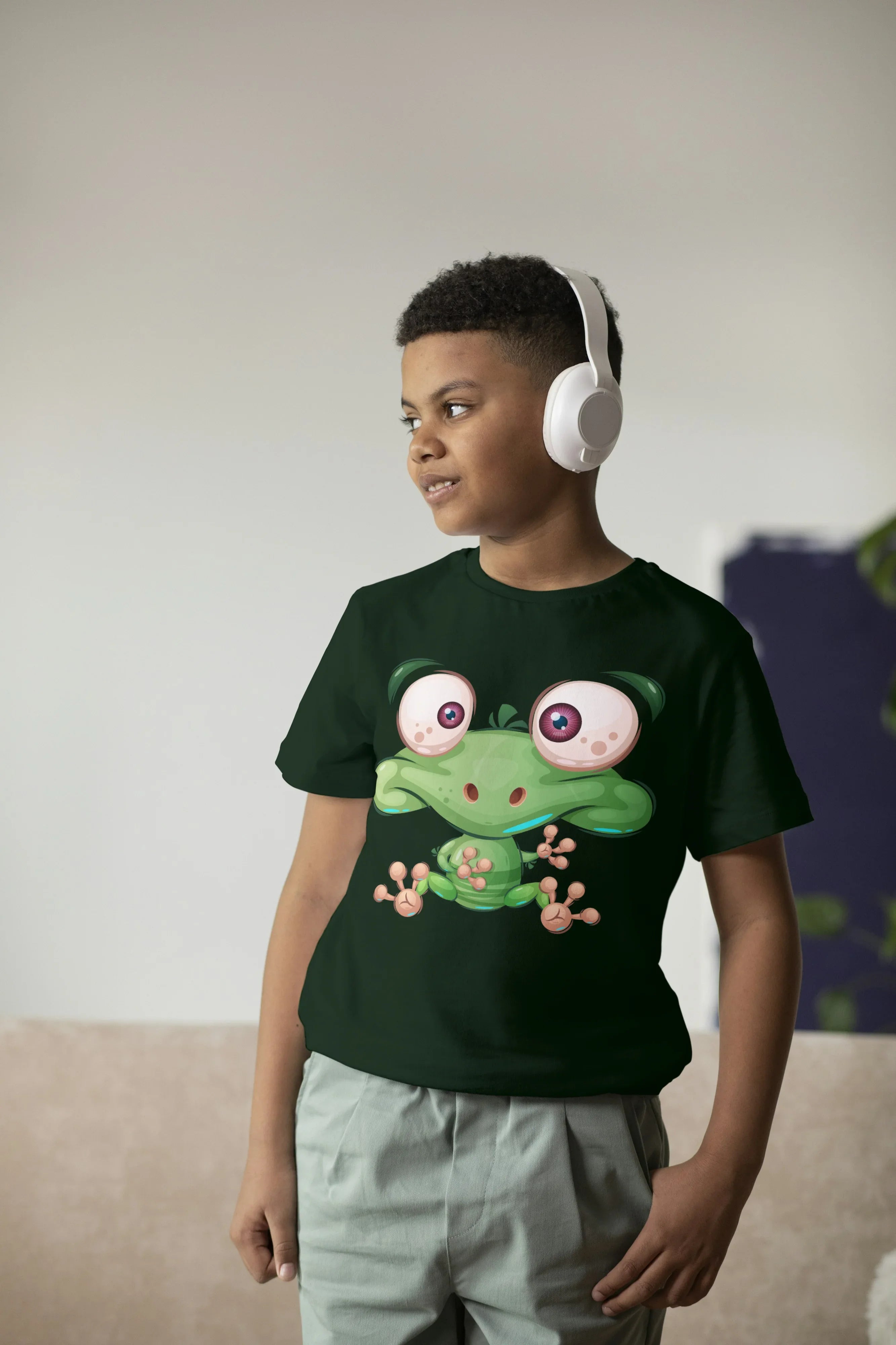 Frog Graphic T-Shirt for Boys - Not So Suttle