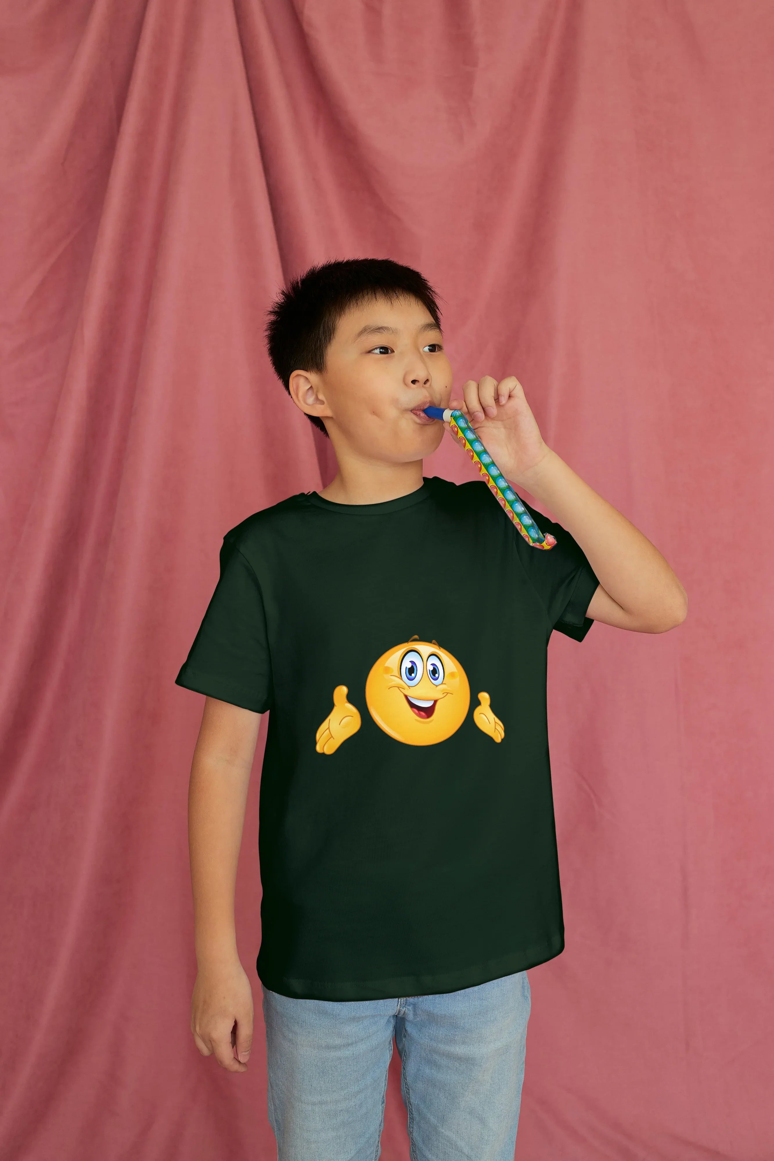 Smiley Graphics T-Shirt for Boys - Not So Suttle