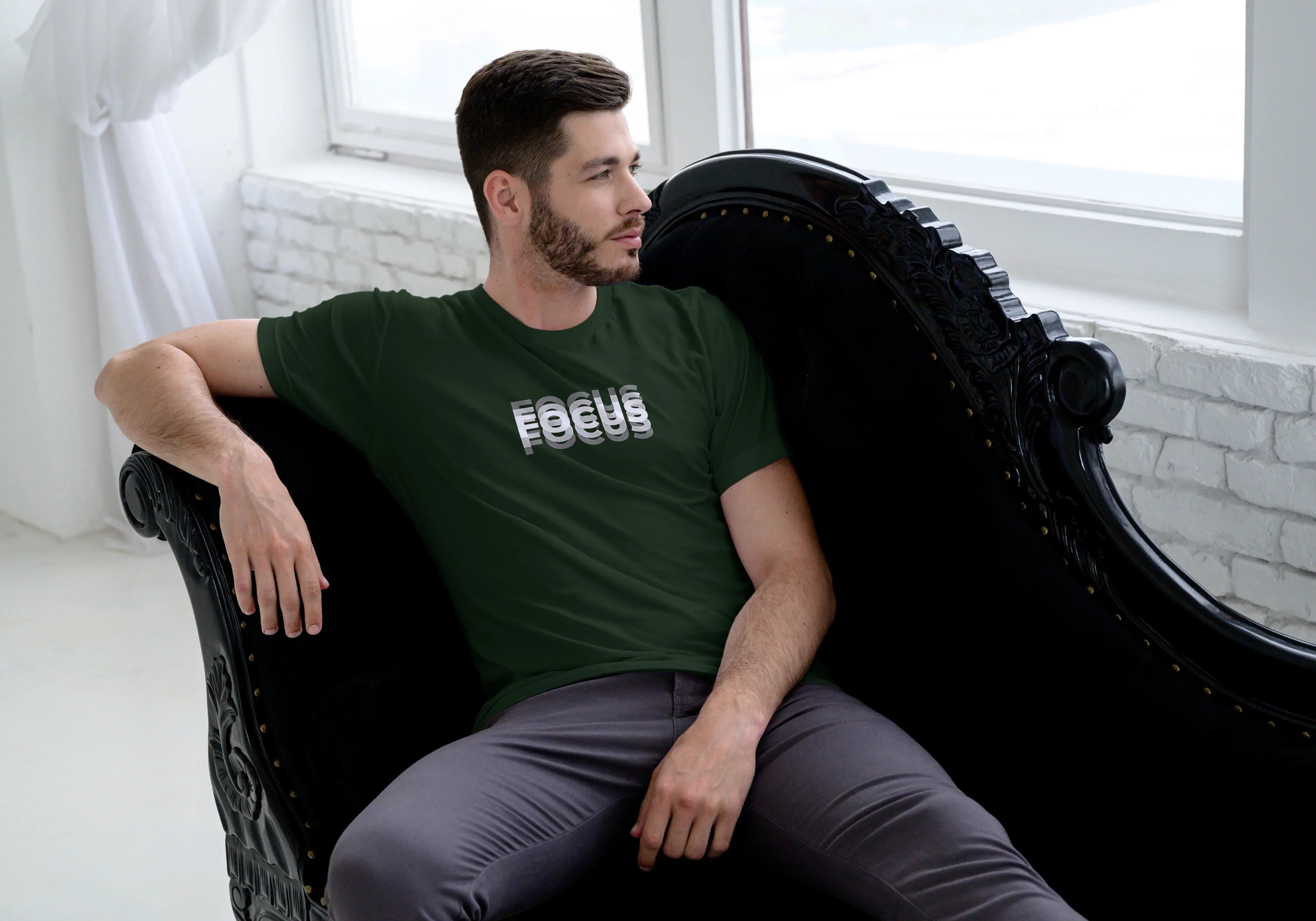 Focus Graphic T-Shirt for Men - Not So Suttle