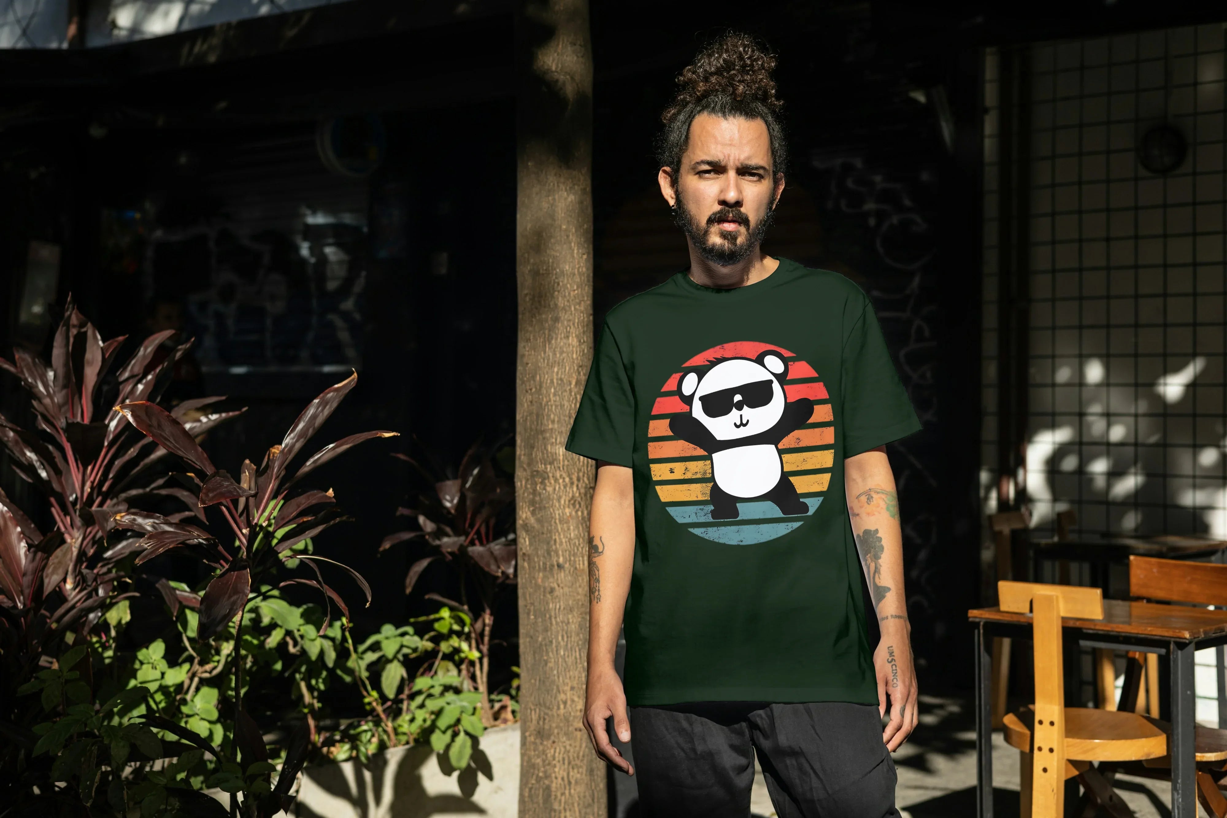 Cool Panda Oversized Classic T-Shirt for Men - Not So Suttle
