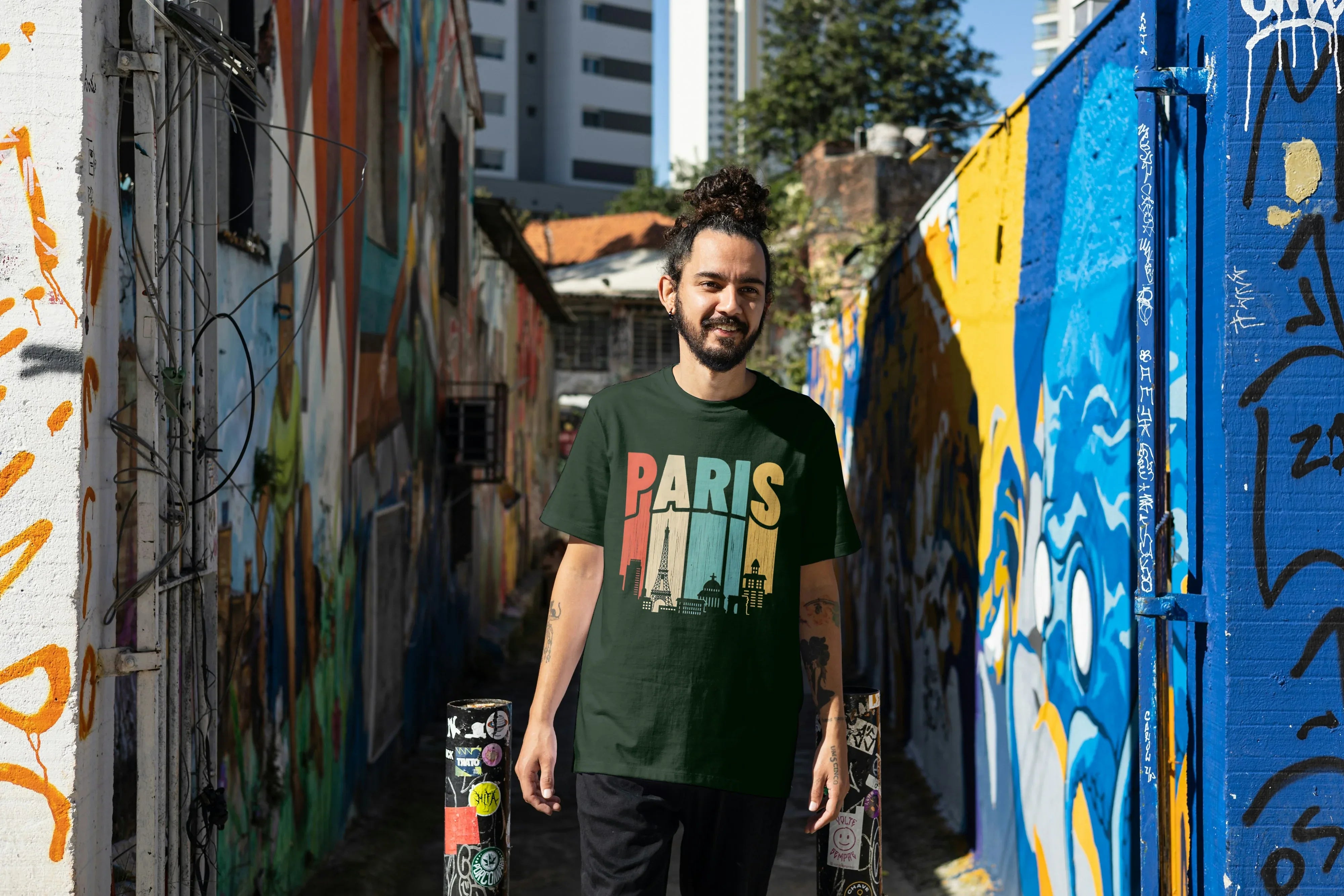 Paris Graphic Oversized Classic T-Shirt for Men - Not So Suttle