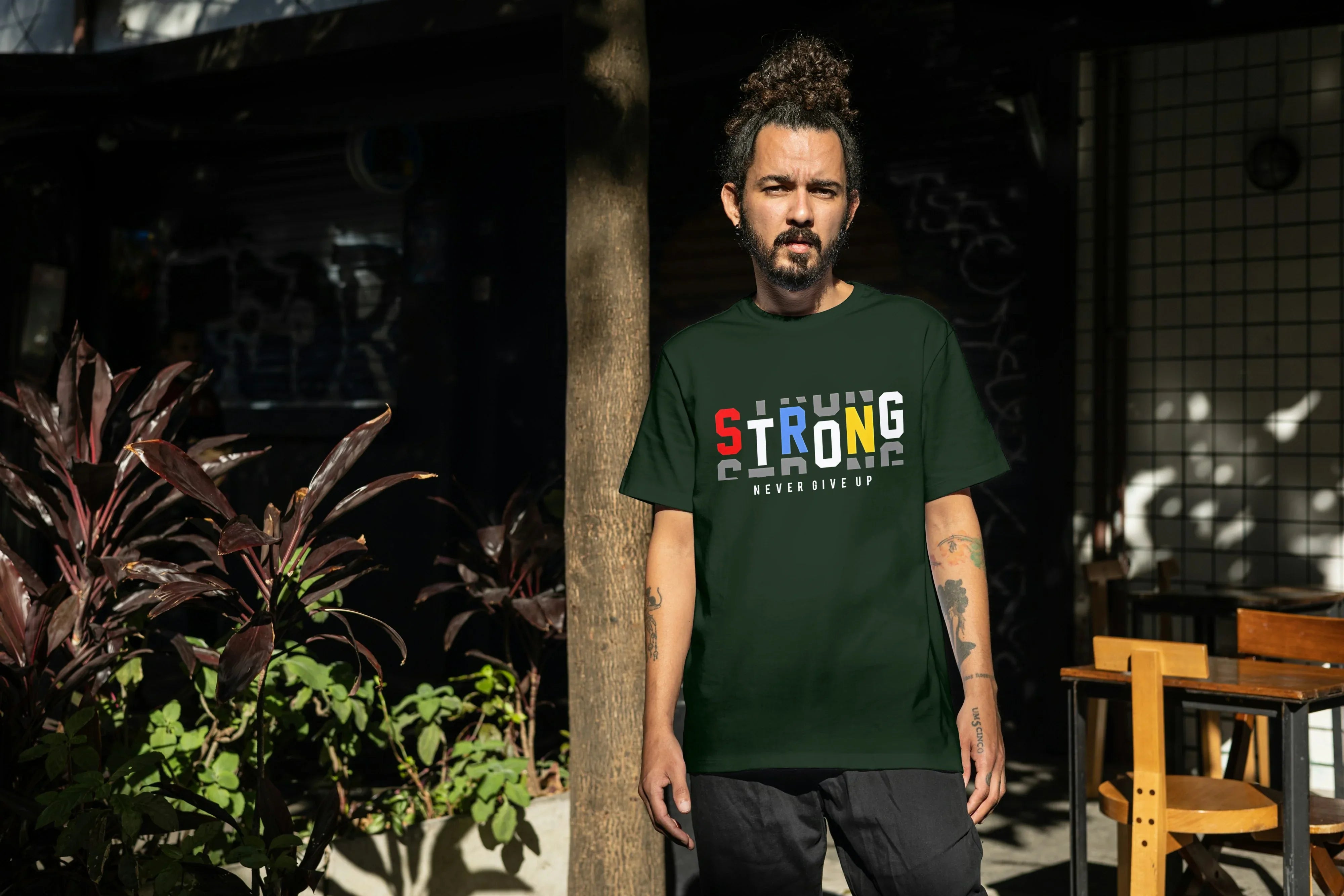 Strong Graphic Oversized Classic T-Shirt for Men - Not So Suttle