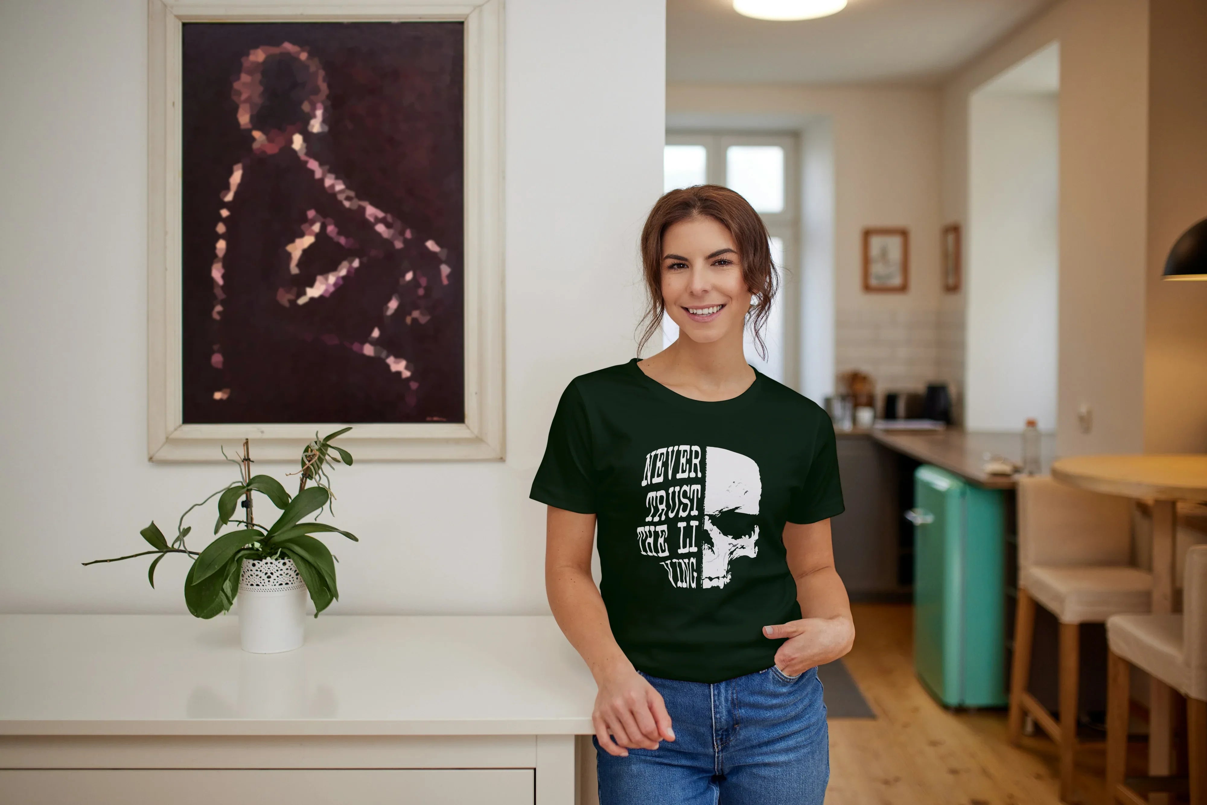 Never Trust the Living Graphic Classic T-Shirt for Women - Not So Suttle