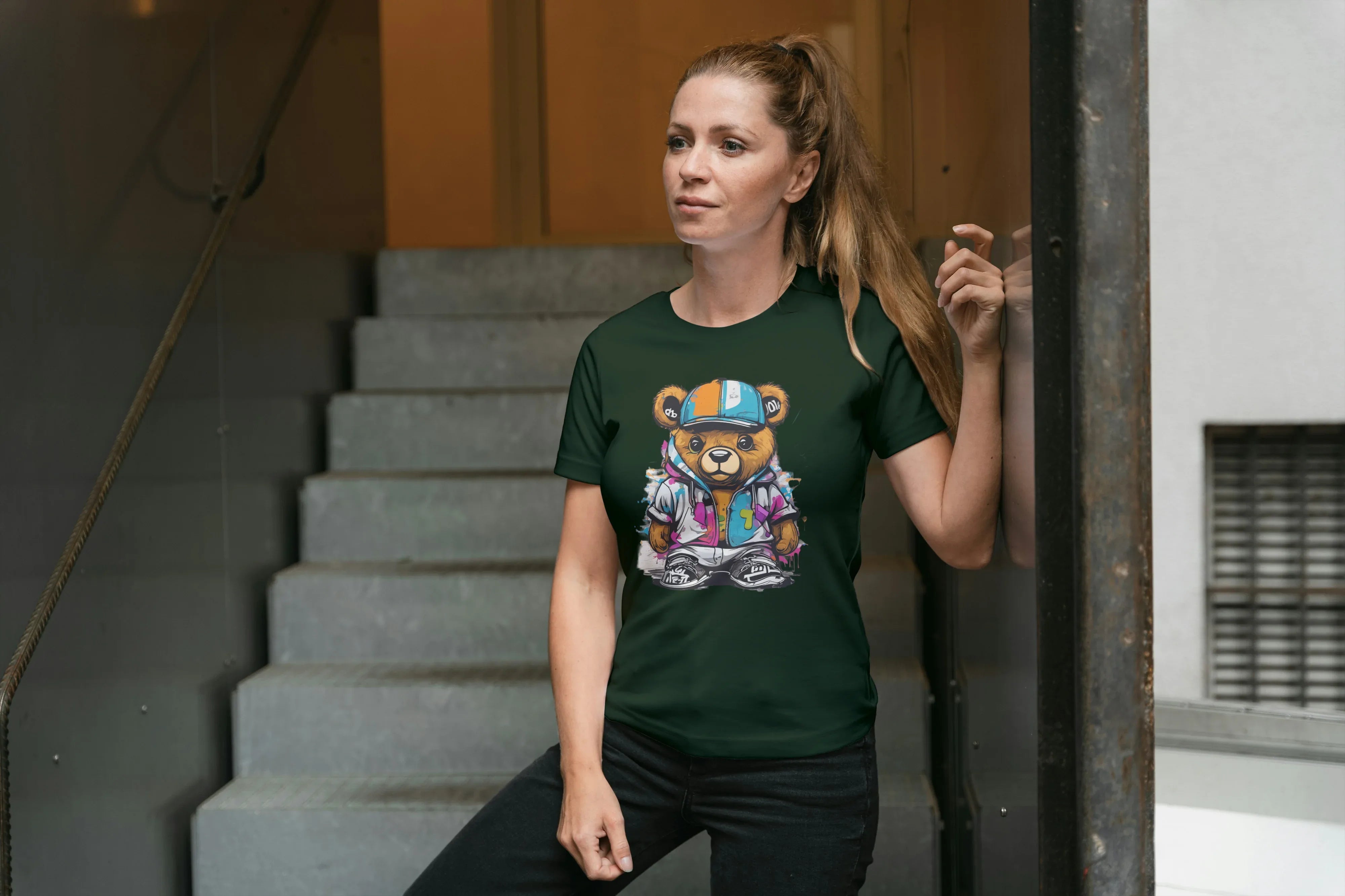 Teddy Bear Graphic Classic T-Shirt for Women - Not So Suttle