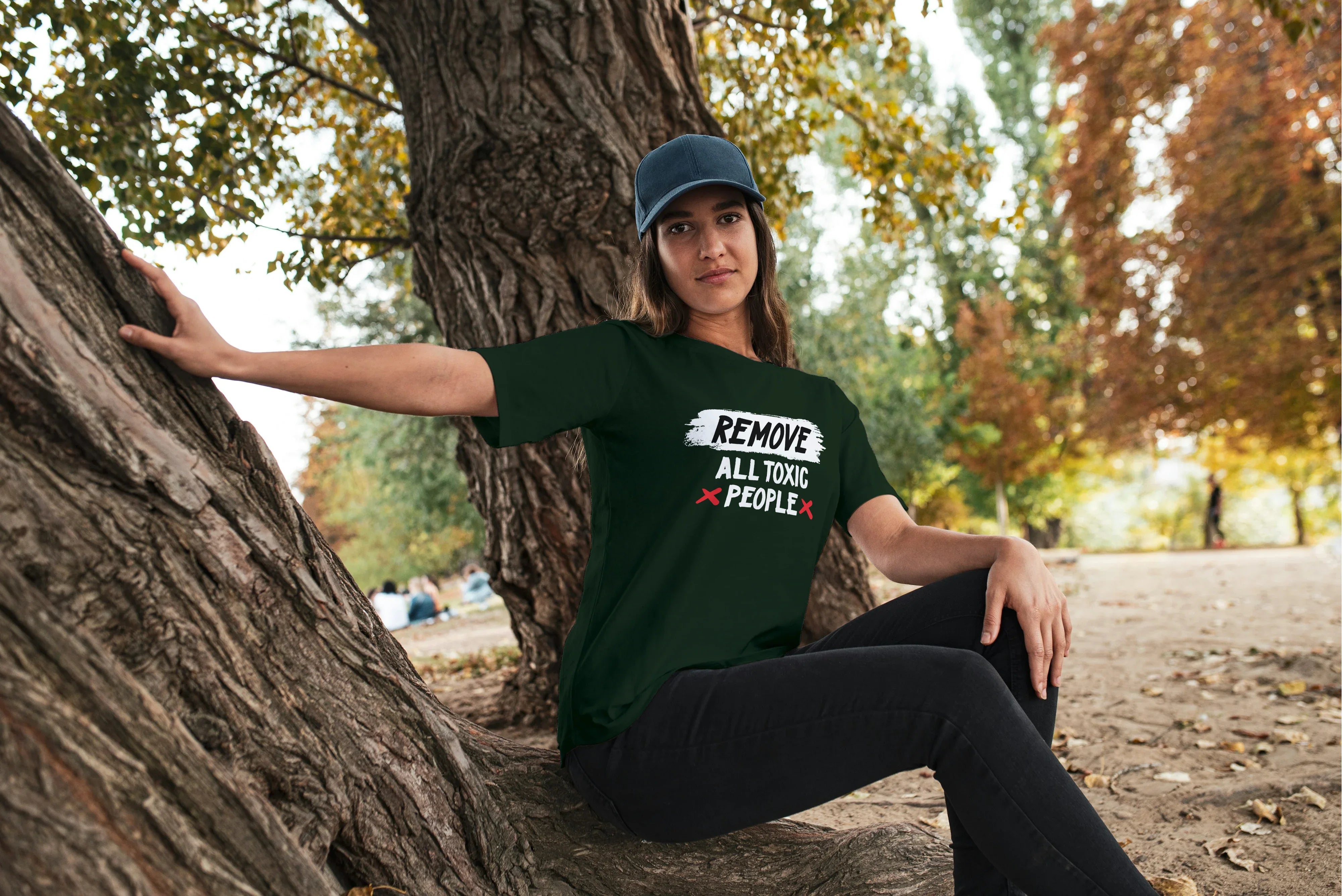 Remove All Toxic People Graphic Oversized Classic T-Shirt for Women - Not So Suttle