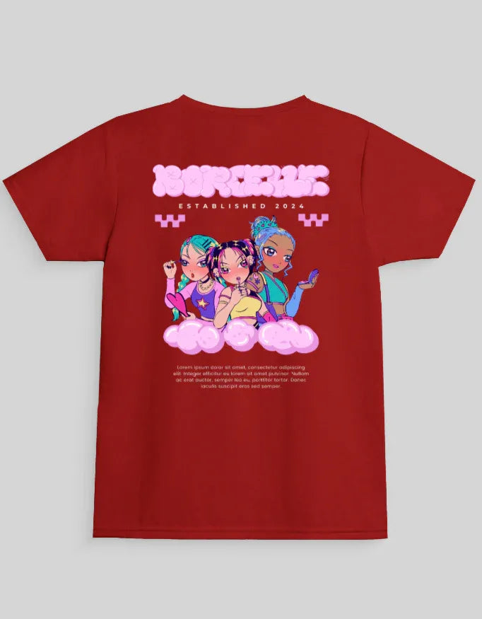 Boroelle Graphic T-Shirt for Girl's - Not So Suttle