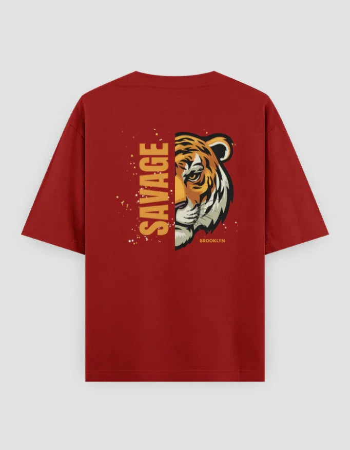 Savage Graphic Oversized Classic T-Shirt for Women - Not So Suttle