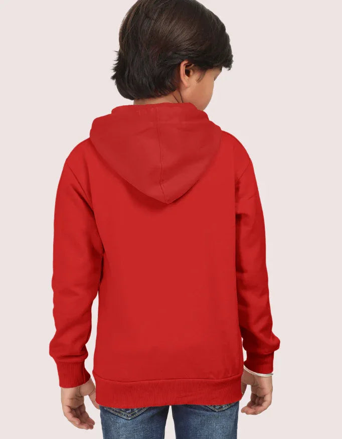 Kids Hoodie Red - Not So Suttle