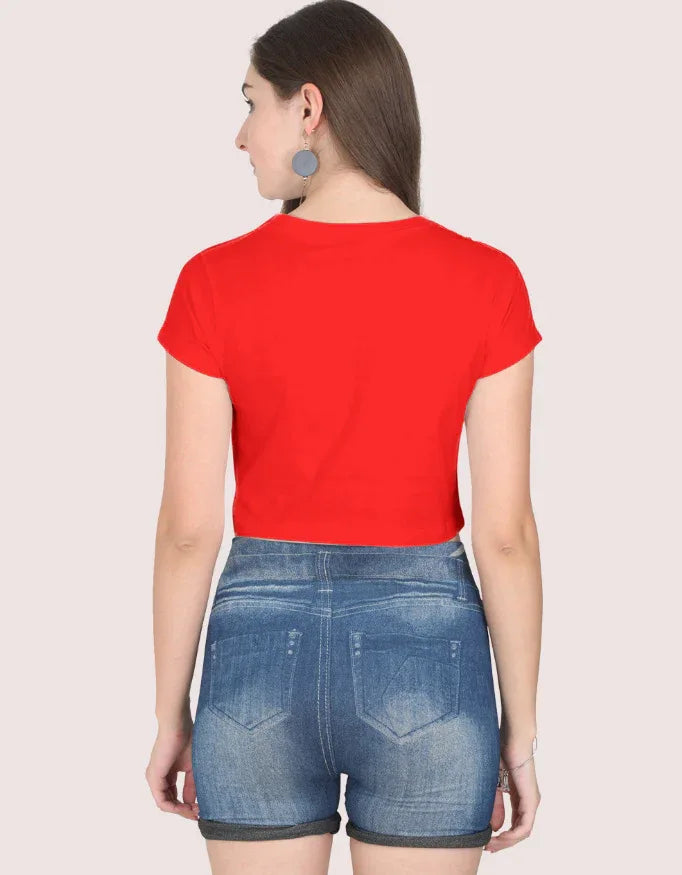 Red Crop Top - Not So Suttle