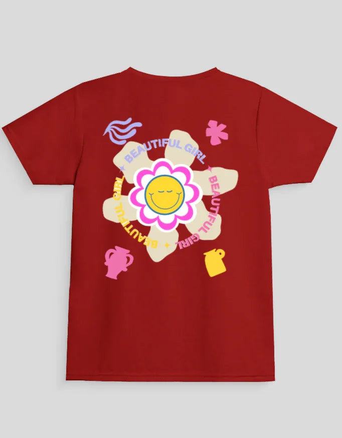Beautiful Girl Graphic T-Shirt for Girl's - Not So Suttle