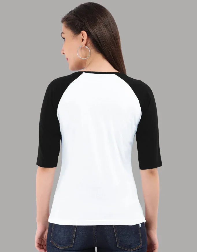 Women's Raglan 3/4th sleeves T-Shirt - Not So Suttle