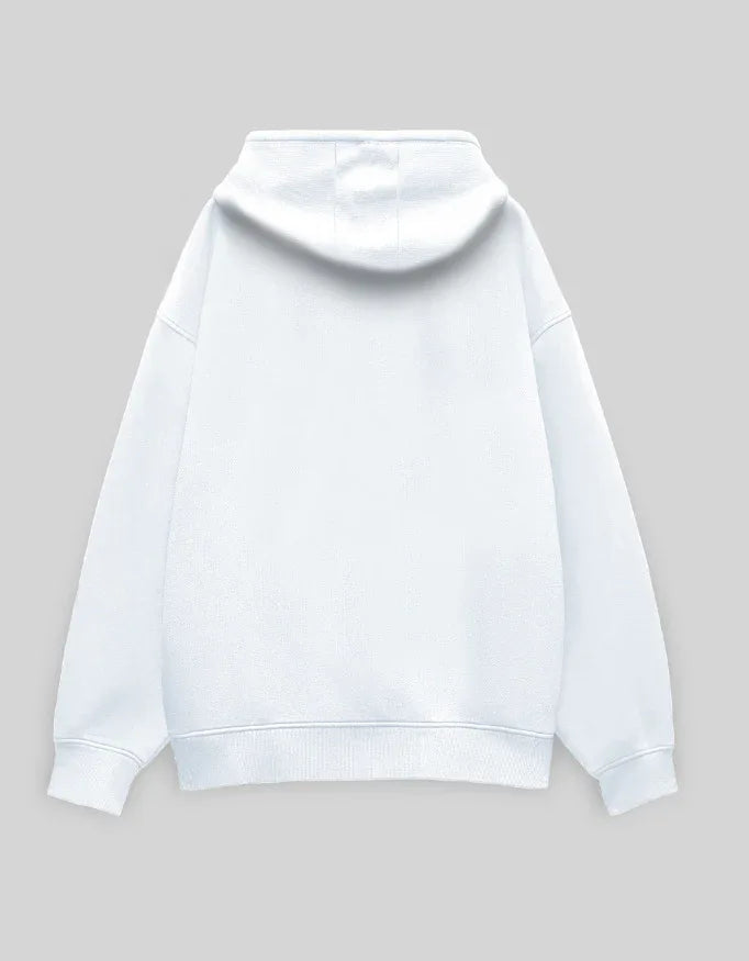 White Oversized Hoodie for Men - Not So Suttle