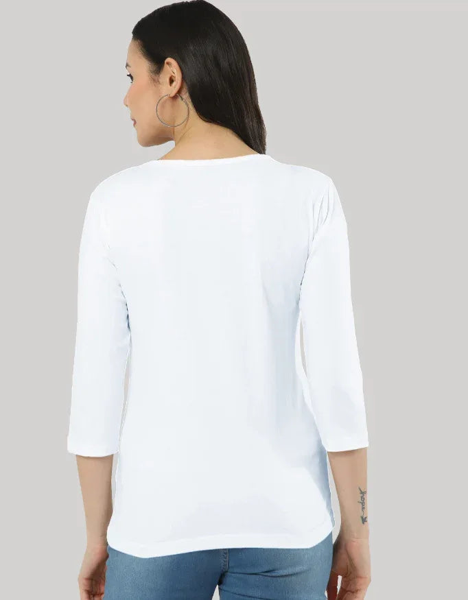 White and Grey Long Sleeve Tee - Not So Suttle