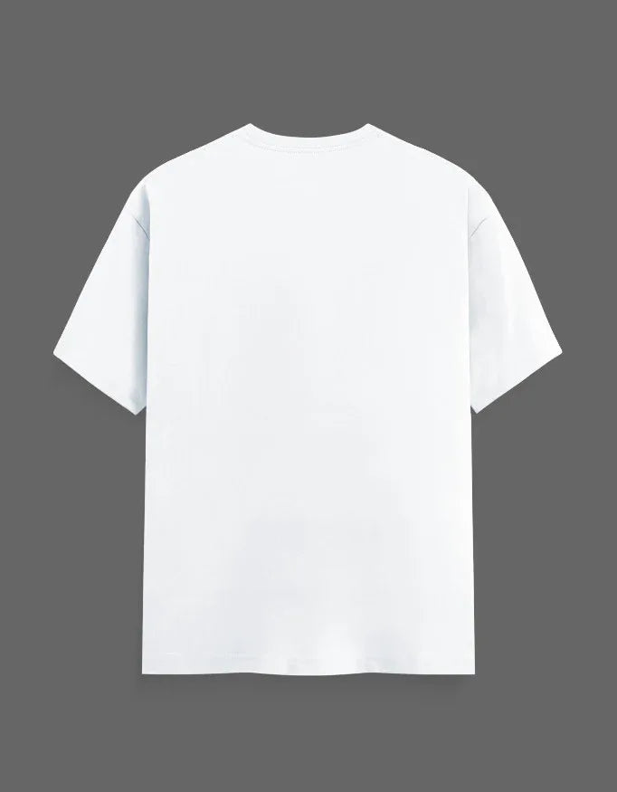 Solid White Plus Size Classic Crew T-Shirt for Men - Not So Suttle