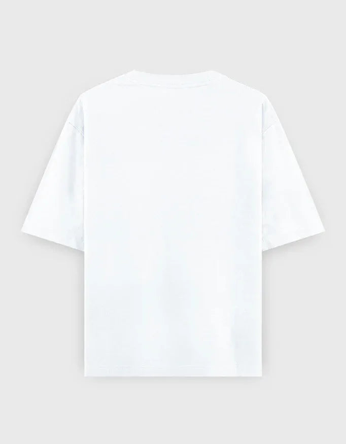 Just Smile and Walk Graphic Oversized Classic T-Shirt for Women - Not So Suttle