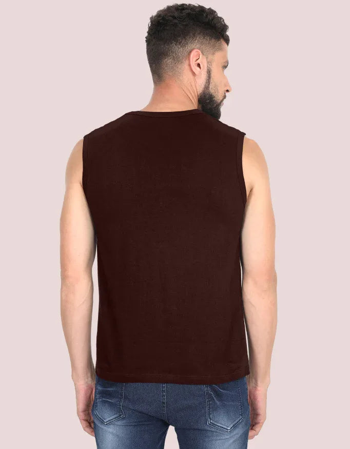Men's Solid Sleeveless T-Shirt - Not So Suttle