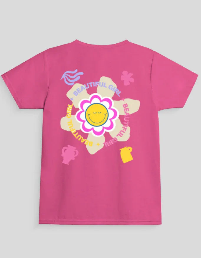 Beautiful Girl Graphic T-Shirt for Girl's - Not So Suttle