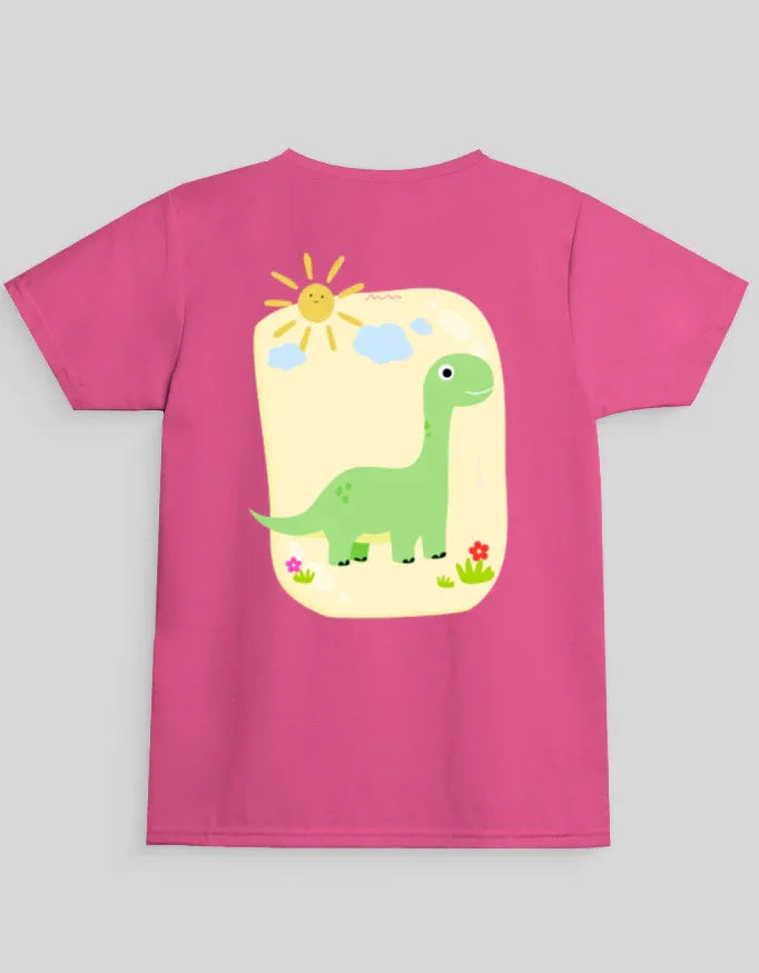 Dinosaur Graphic T-Shirt for Girl's - Not So Suttle