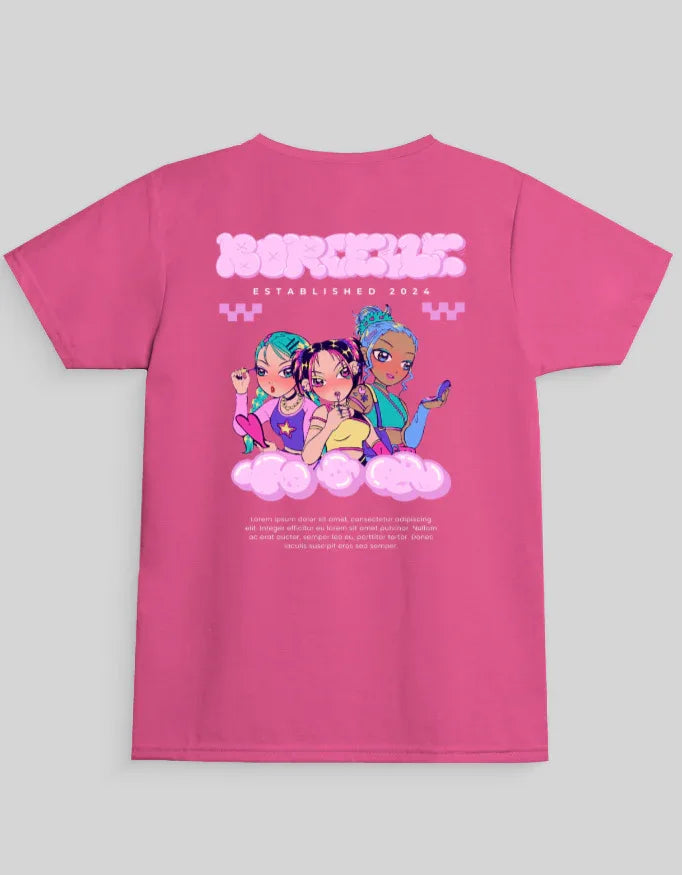 Boroelle Graphic T-Shirt for Girl's - Not So Suttle